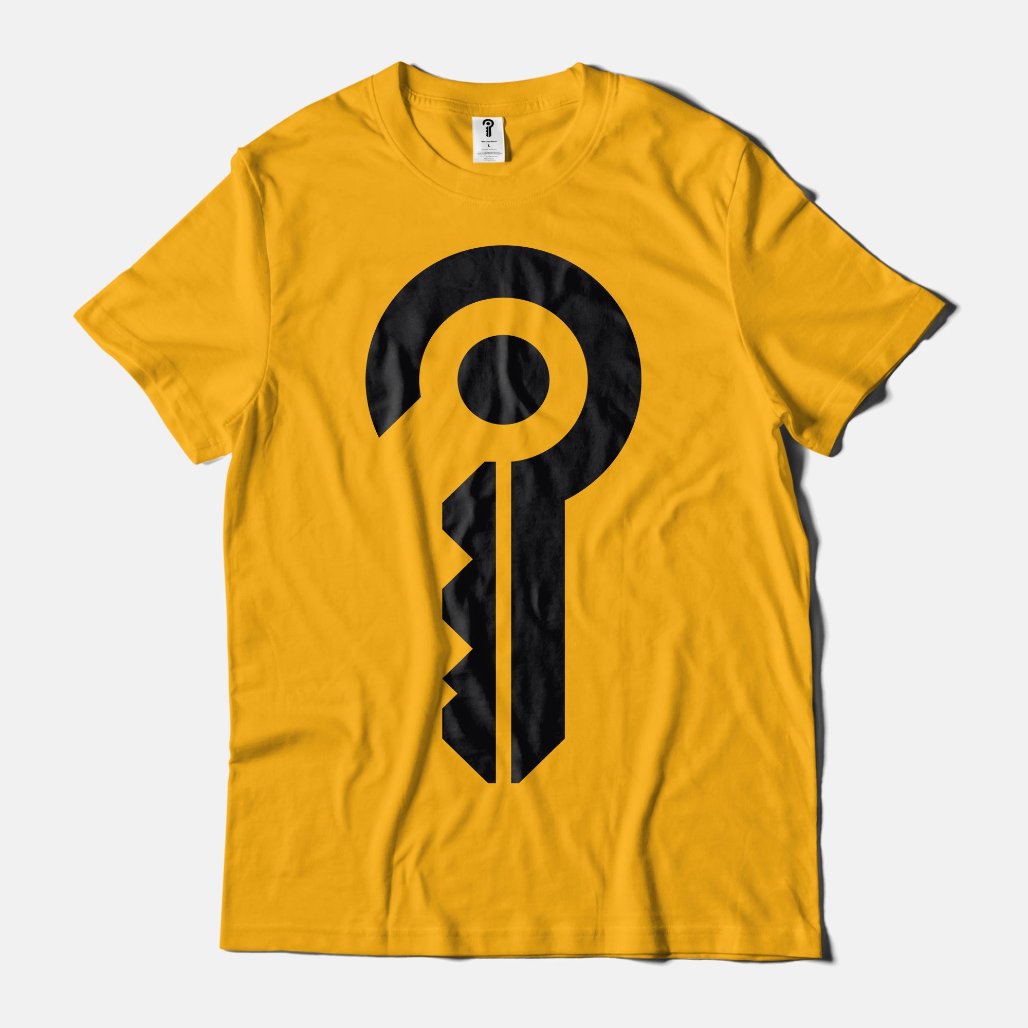Ignition Press Black Key Icon Gold T-Shirt