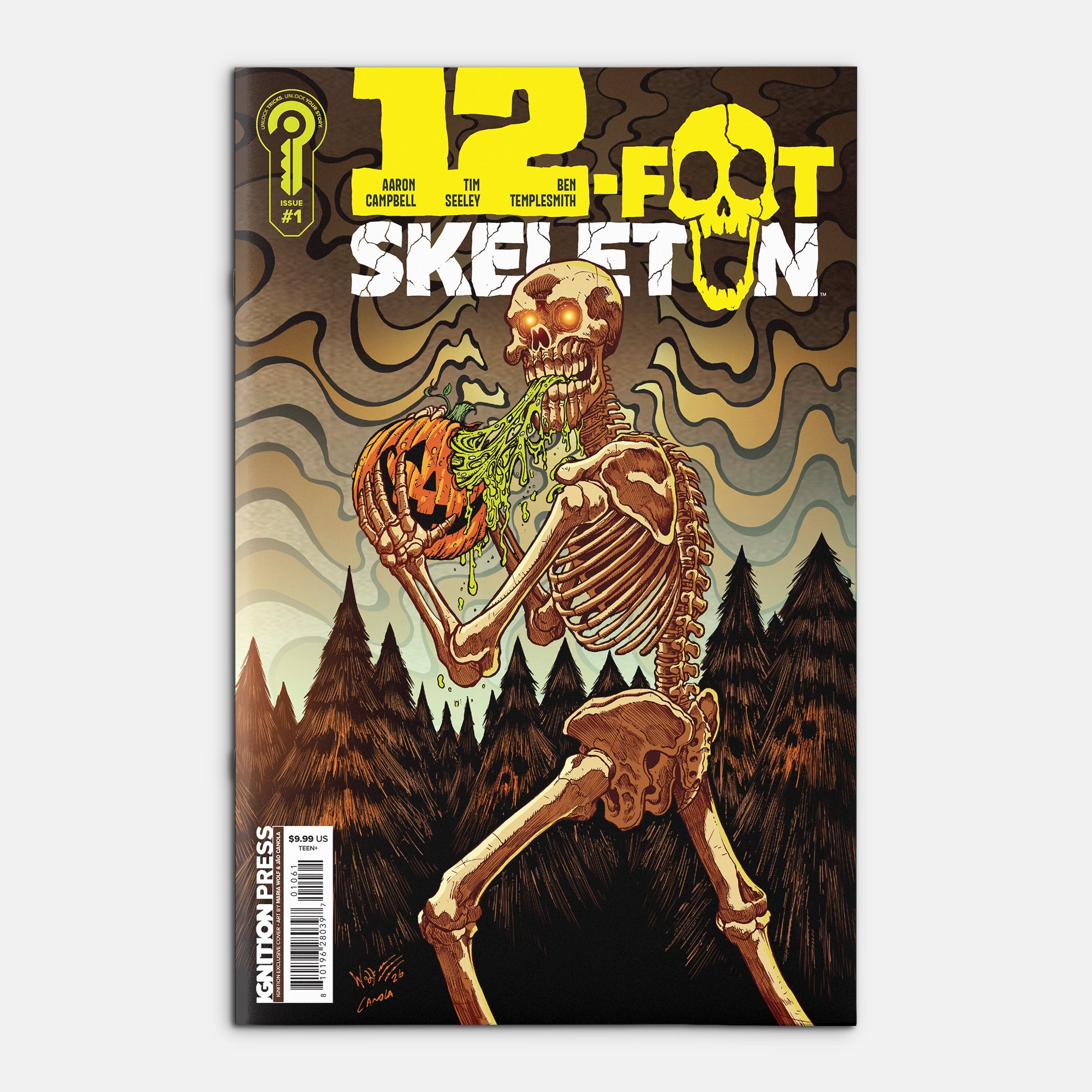 12-Foot Skeleton #1 Cover D Maria Wolf Ignition Exclusive