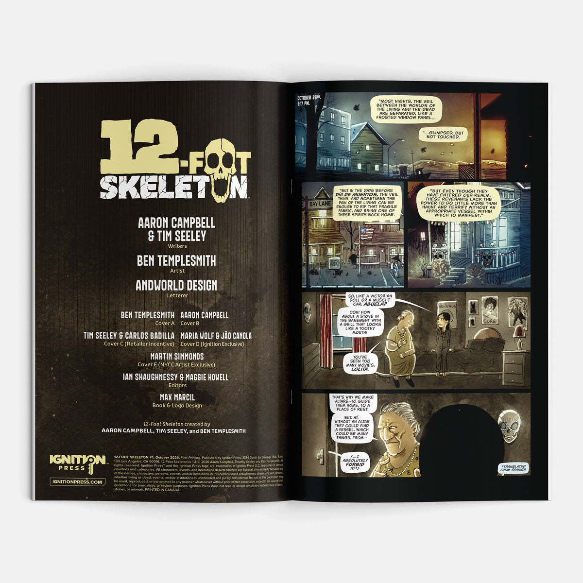 12-Foot Skeleton #1 Cover C Tim Seeley 1:10