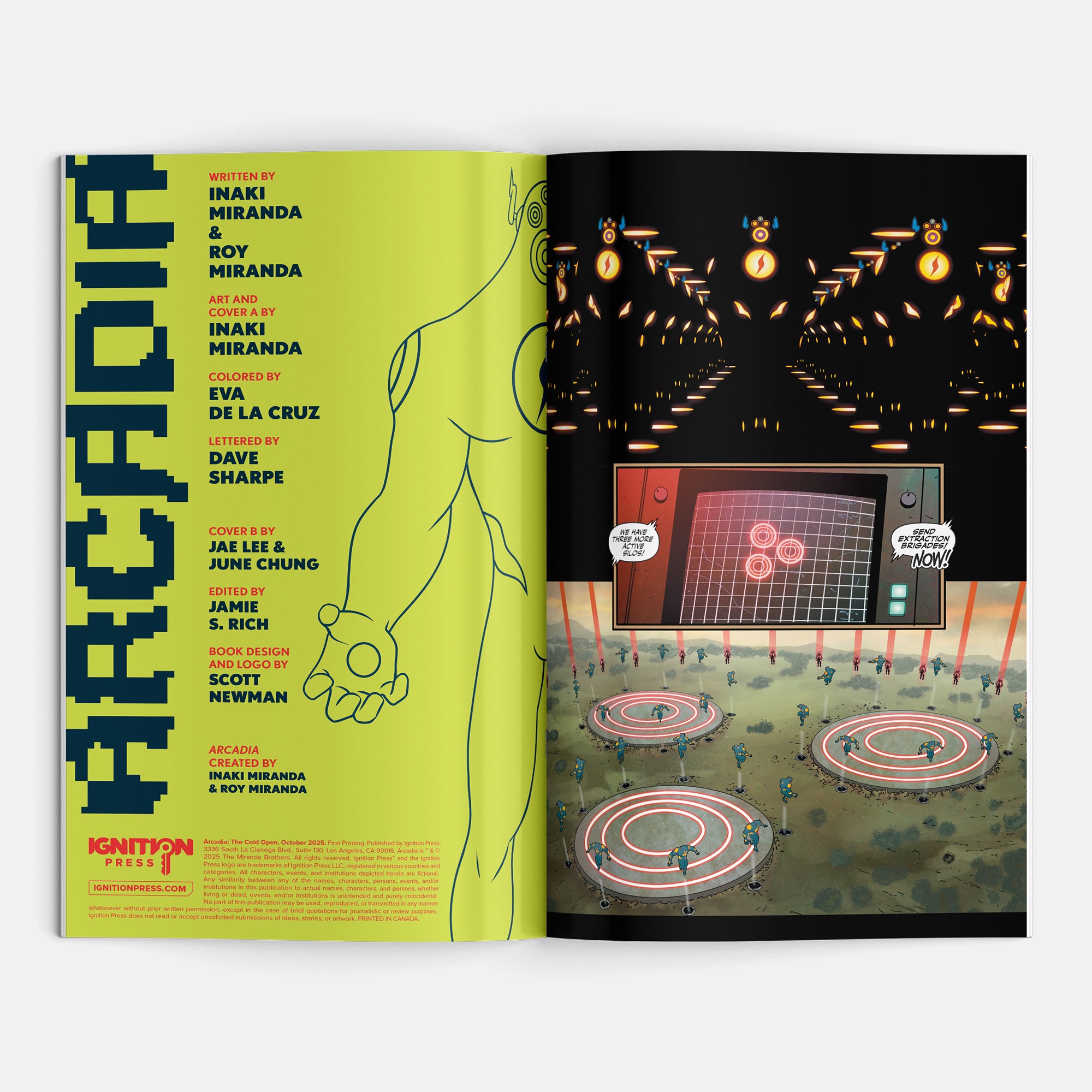 Arcadia Cold Open Cover A Inaki Miranda – Ignition Press