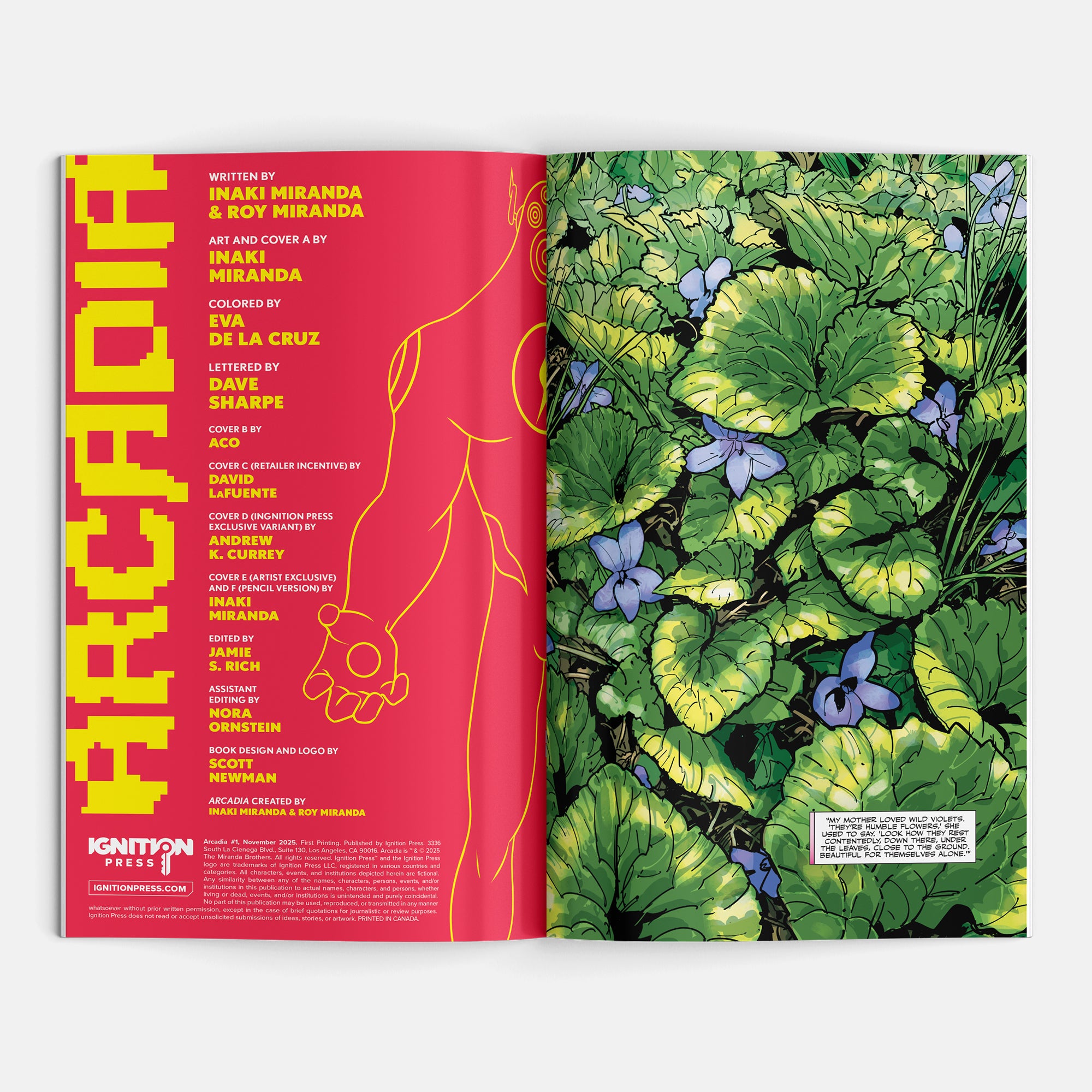 Arcadia #1 Cover B ACO