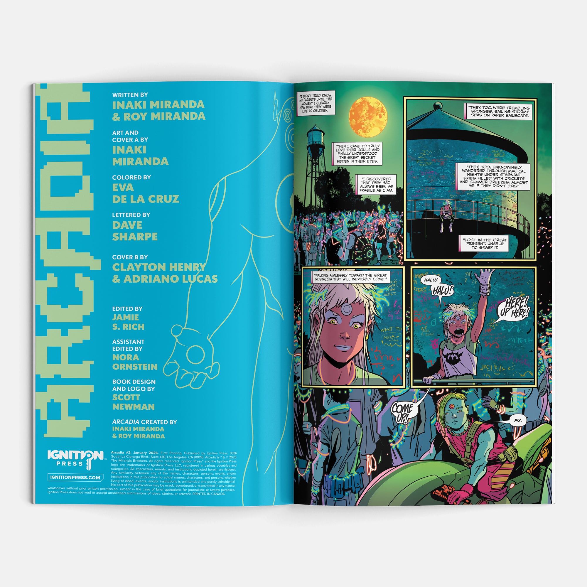 Arcadia #2 Cover B Clayton Henry