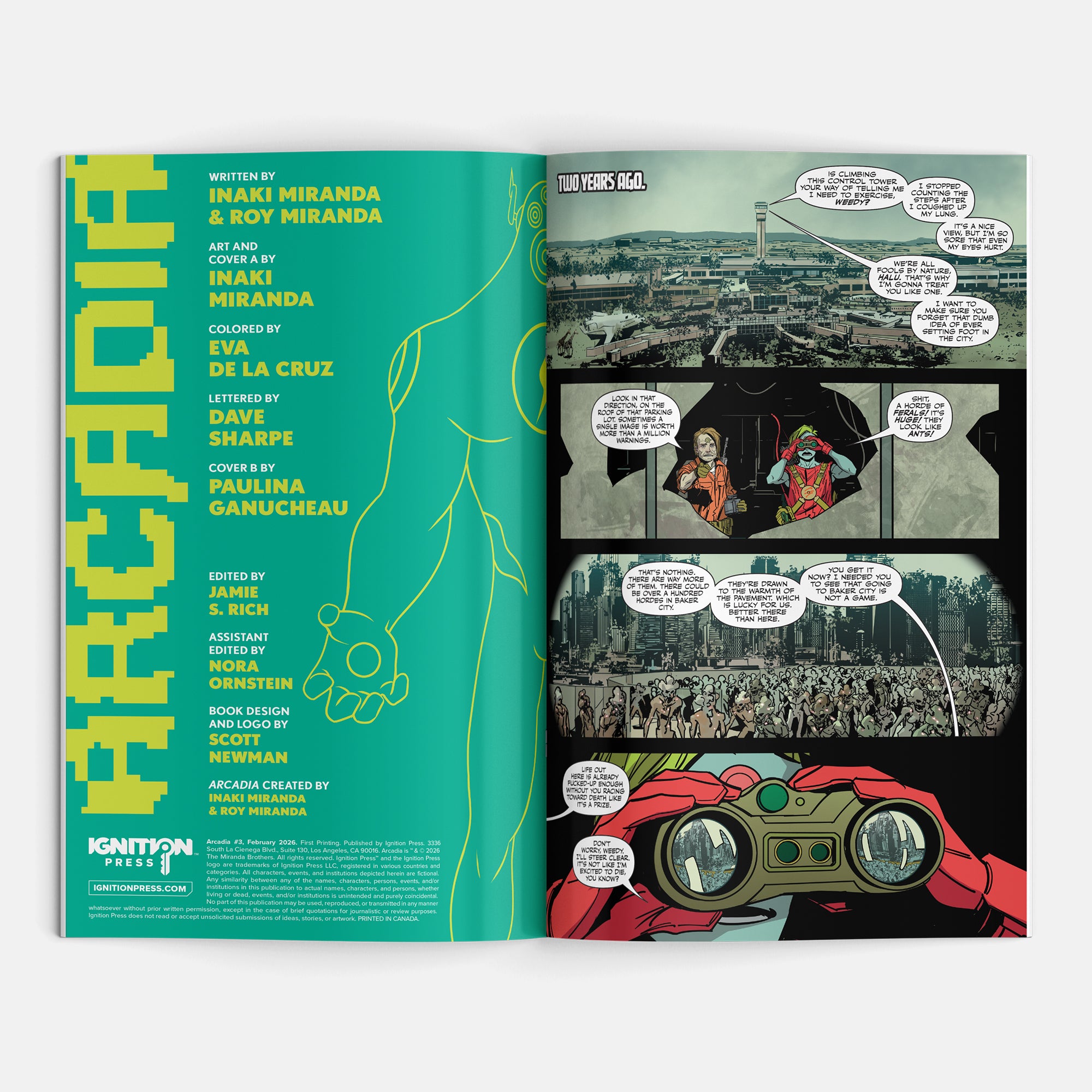Arcadia #3 Cover B Paulina Ganucheau