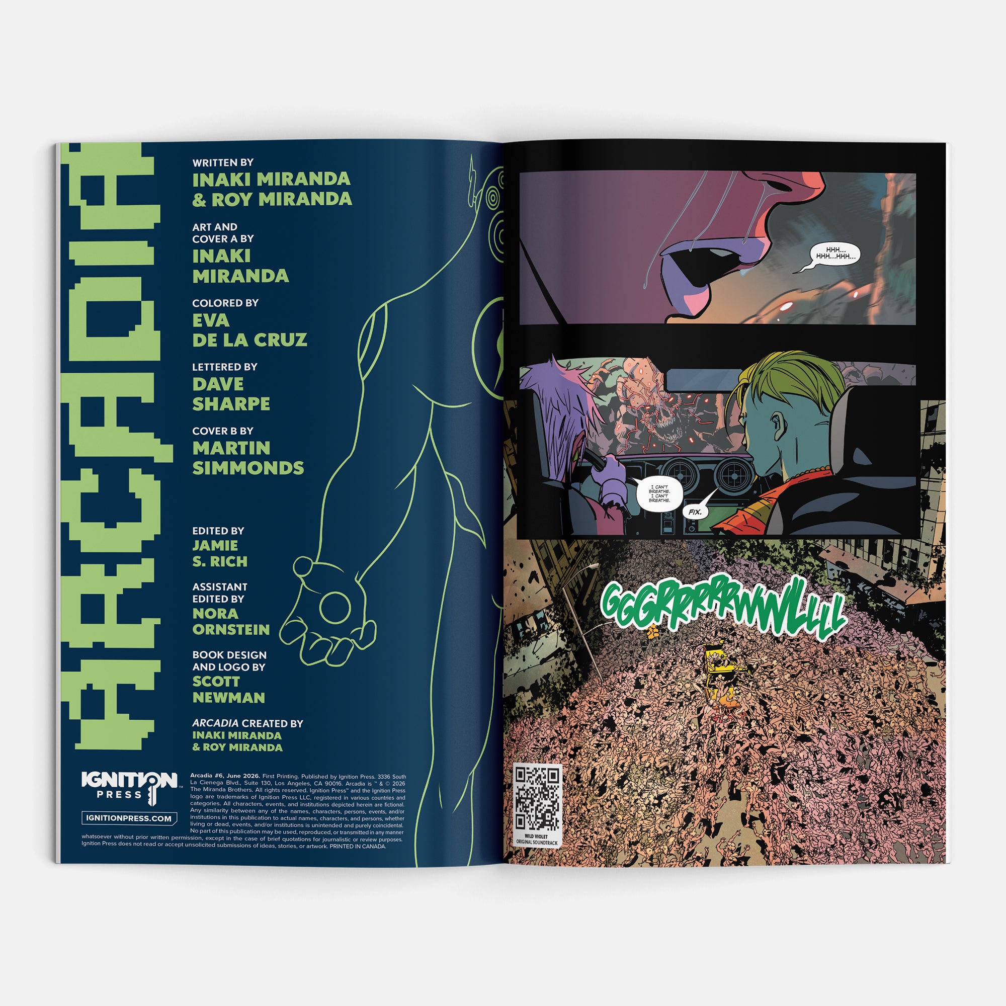 Arcadia #6 Cover B Martin Simmonds
