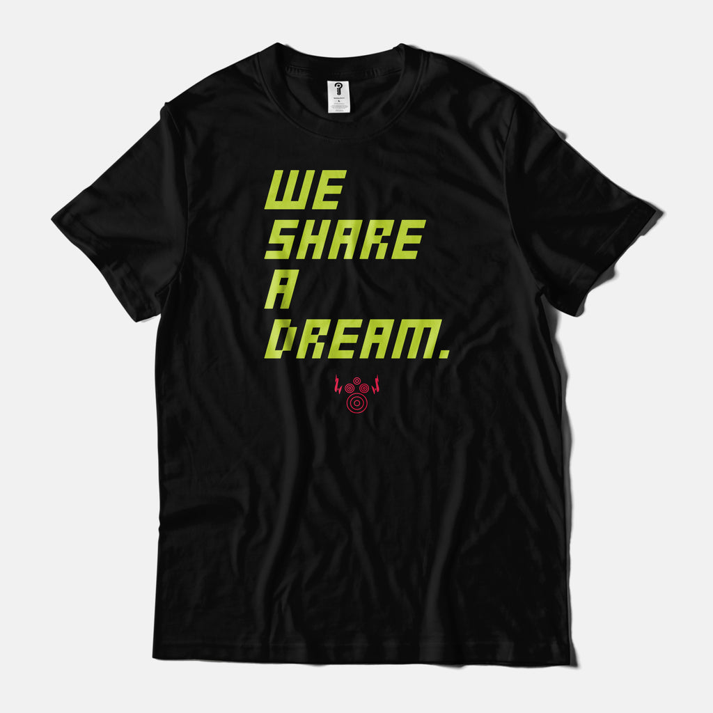 Arcadia We Share A Dream Black T-Shirt