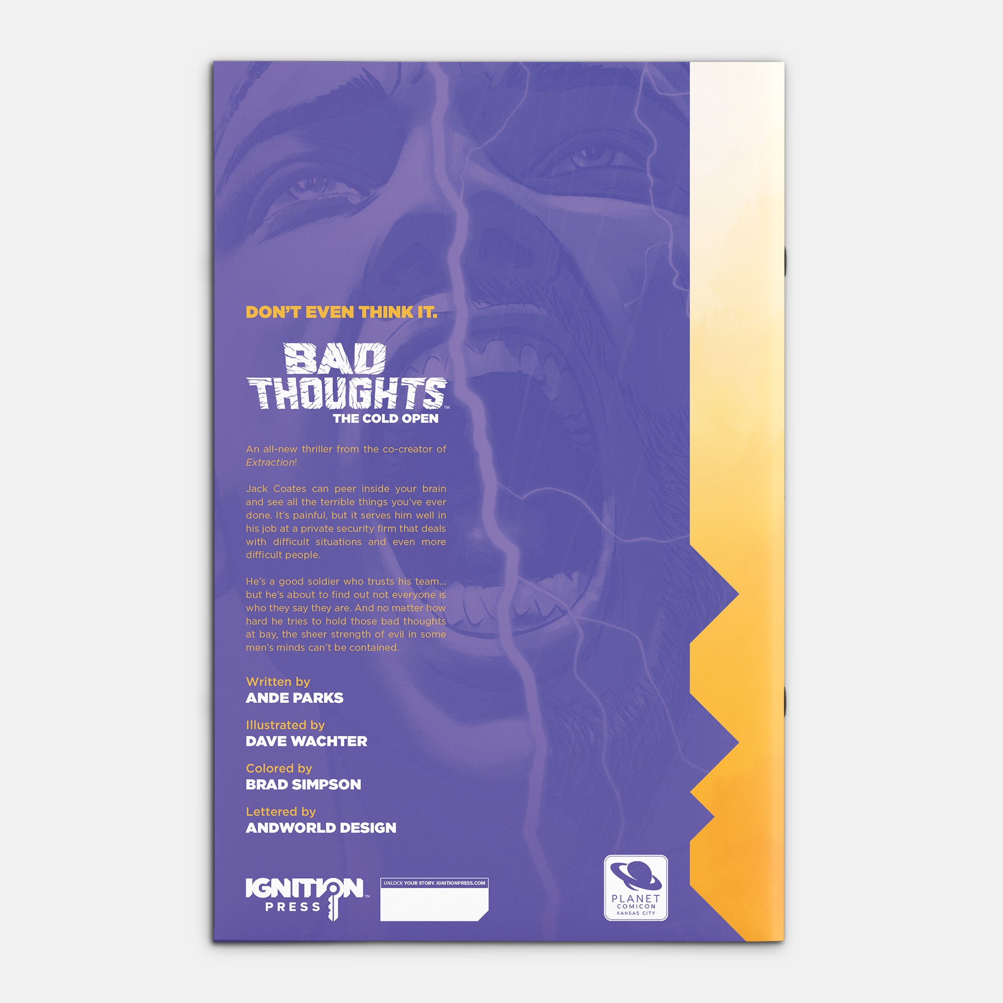 Bad Thoughts: The Cold Open Cover B Fernando Blanco Planet Comic Con Exclusive