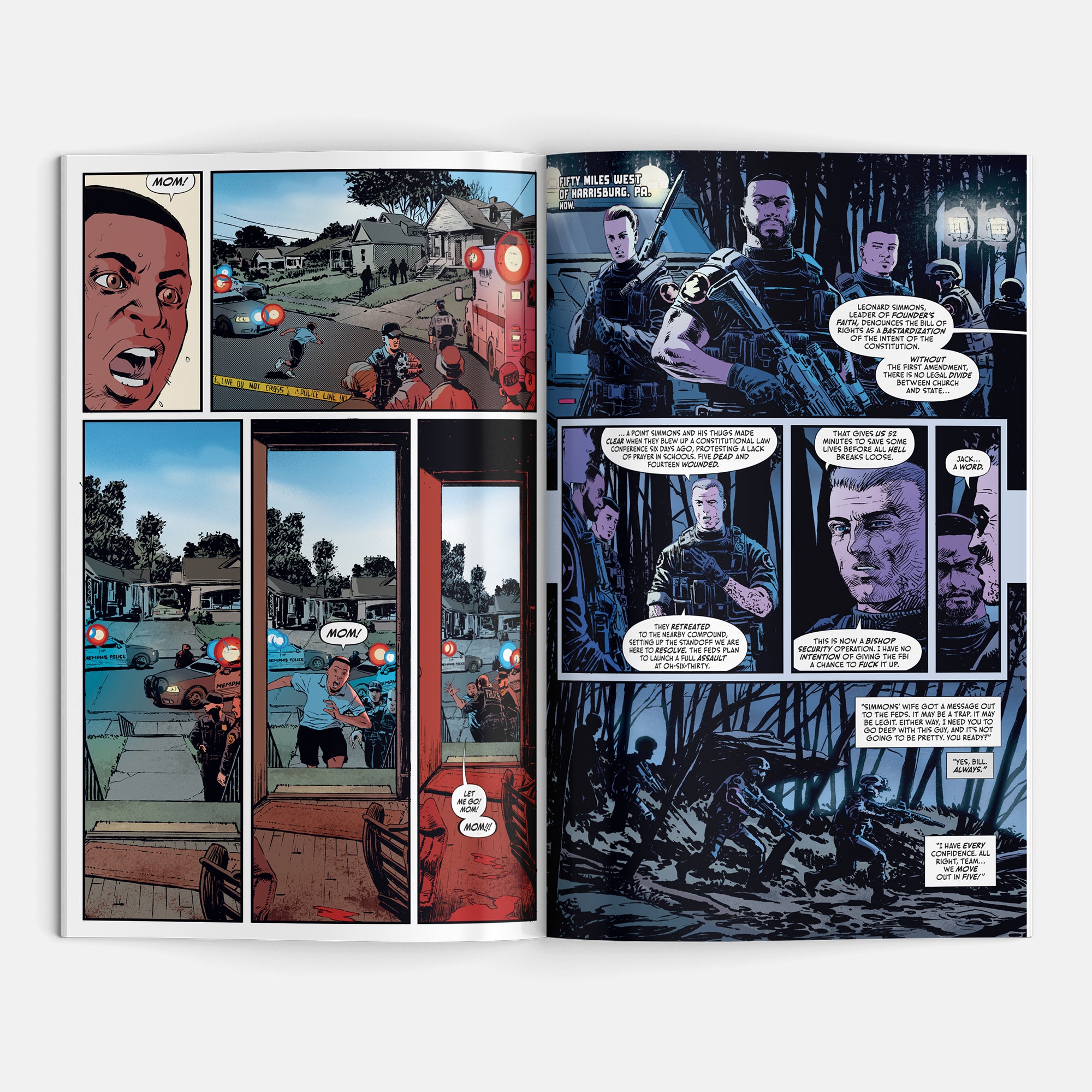 Bad Thoughts: The Cold Open Cover B Fernando Blanco Planet Comic Con Exclusive