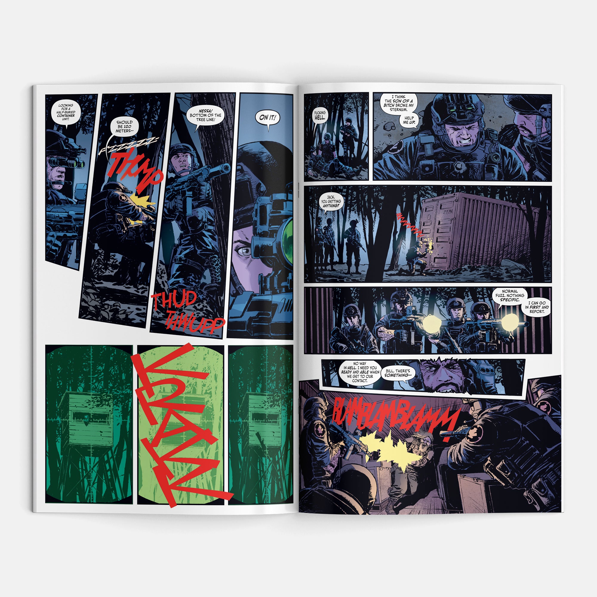 Bad Thoughts: The Cold Open Cover B Fernando Blanco Planet Comic Con Exclusive