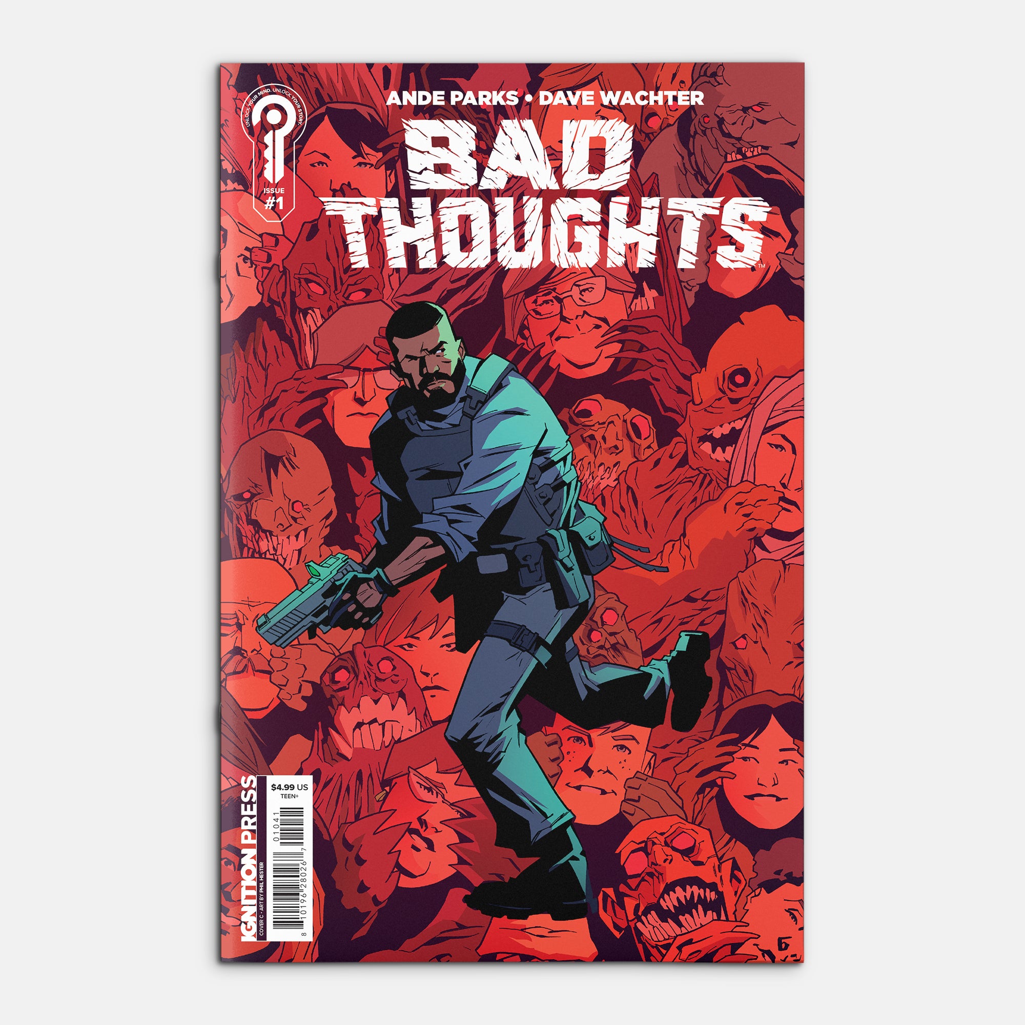 Bad Thoughts #1 Cover C Phil Hester 1:10