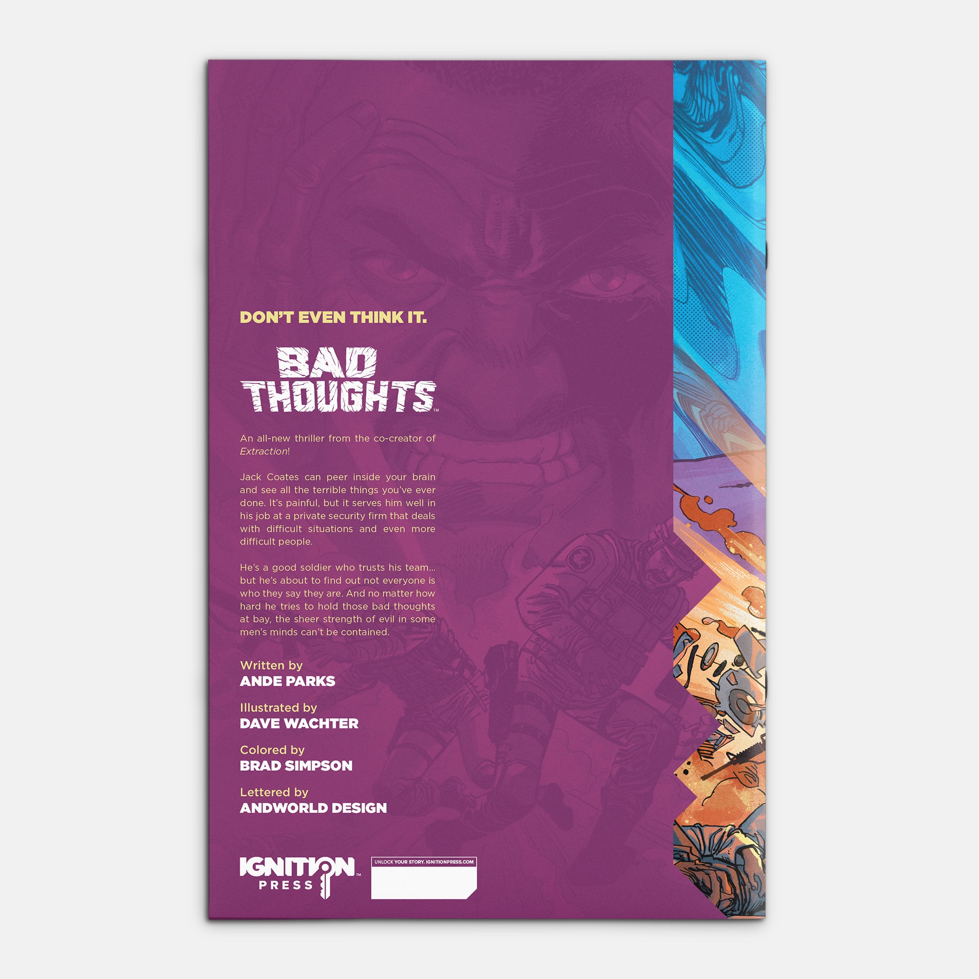 Bad Thoughts #1 Cover D Klaus Janson Ignition Exclusive