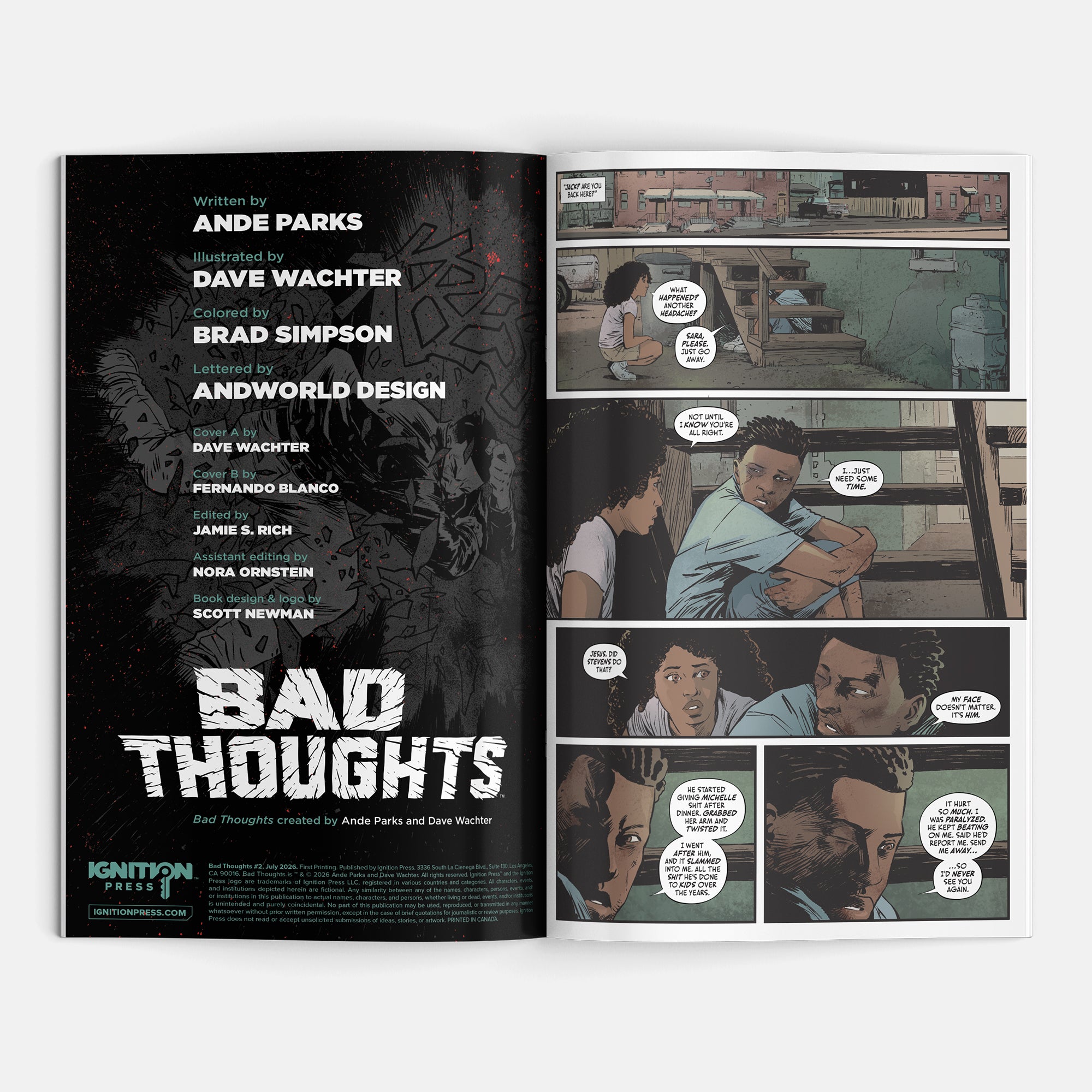 Bad Thoughts #2 Cover A Dave Wachter