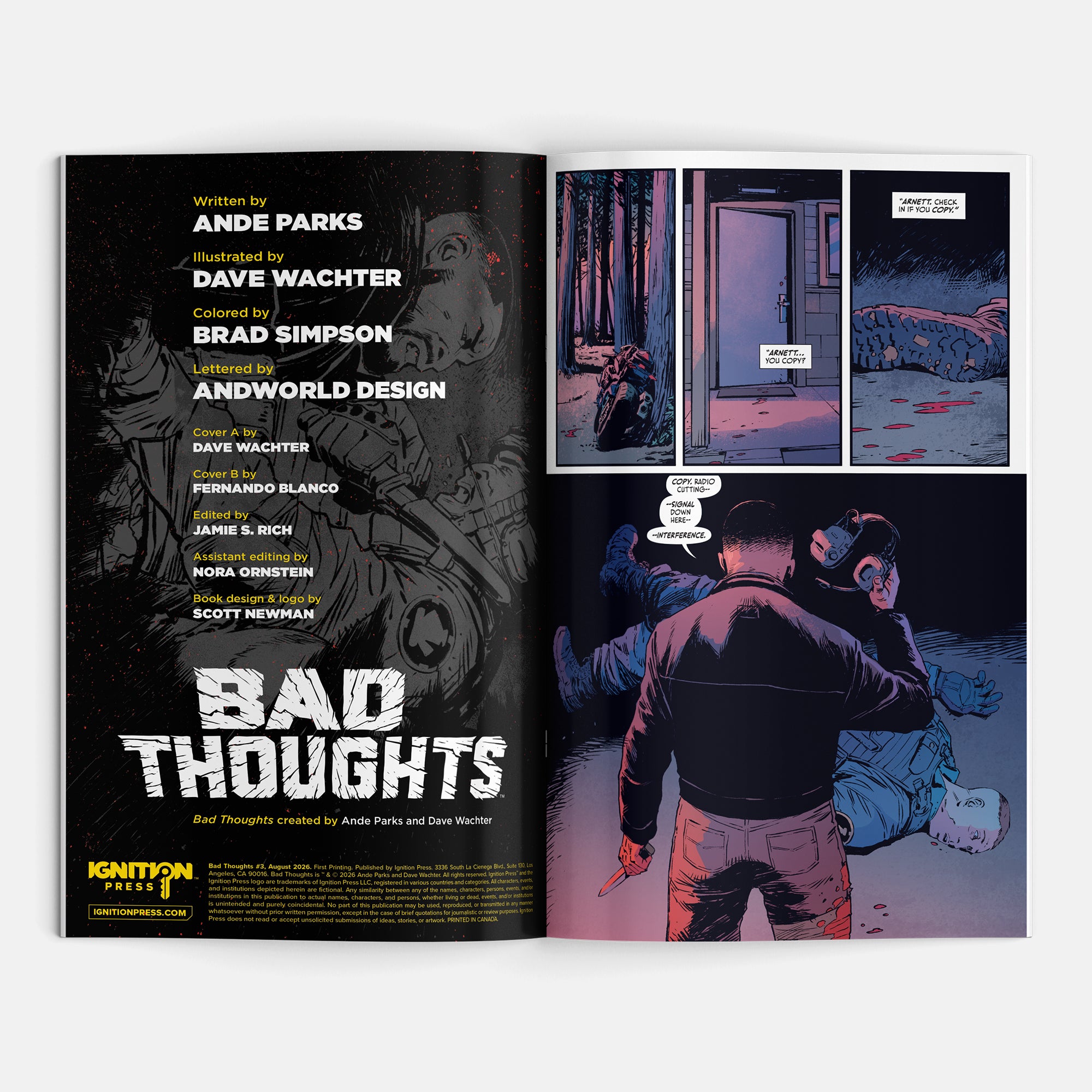 Bad Thoughts #3 Cover A Dave Wachter