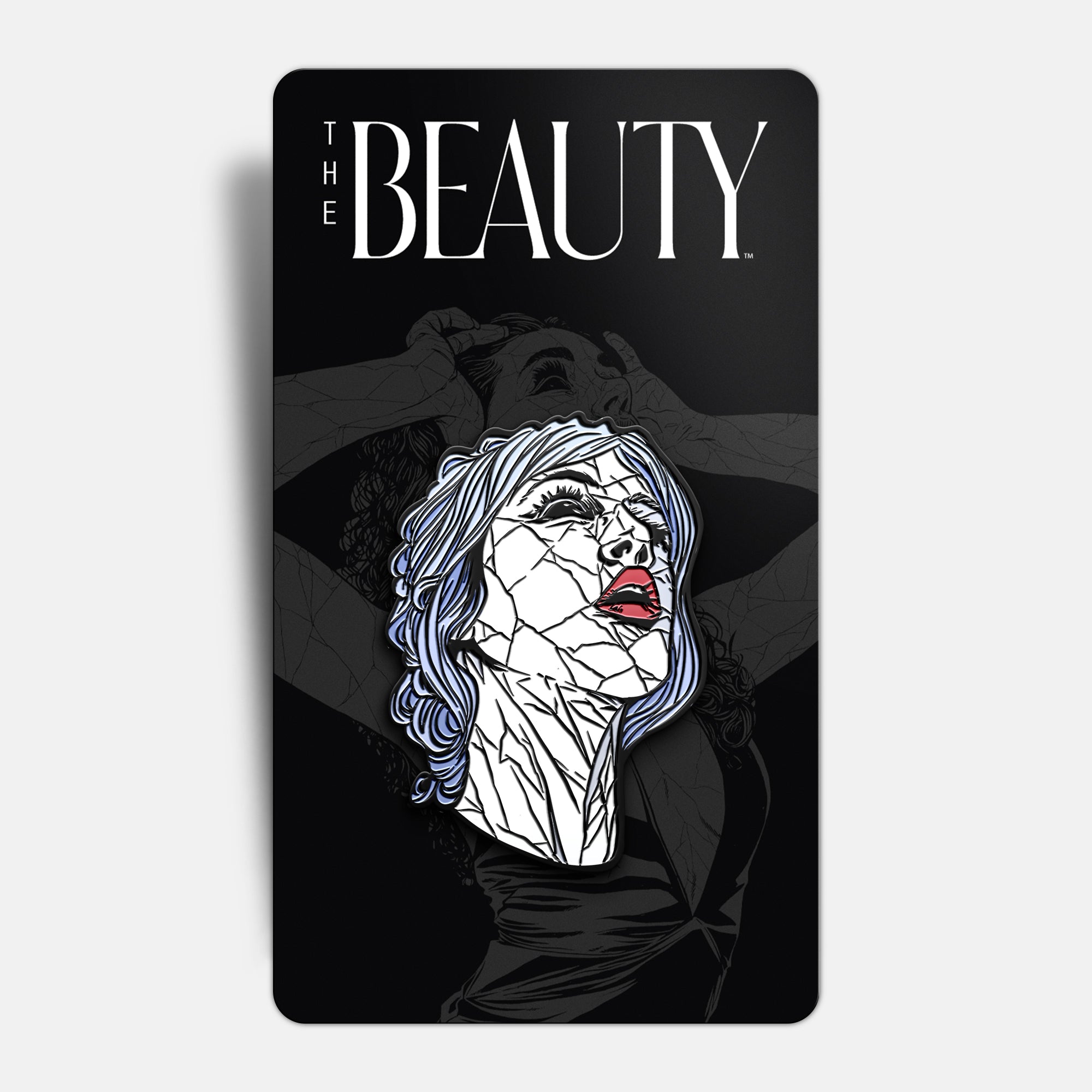 The Beauty Model Bust Enamel Pin