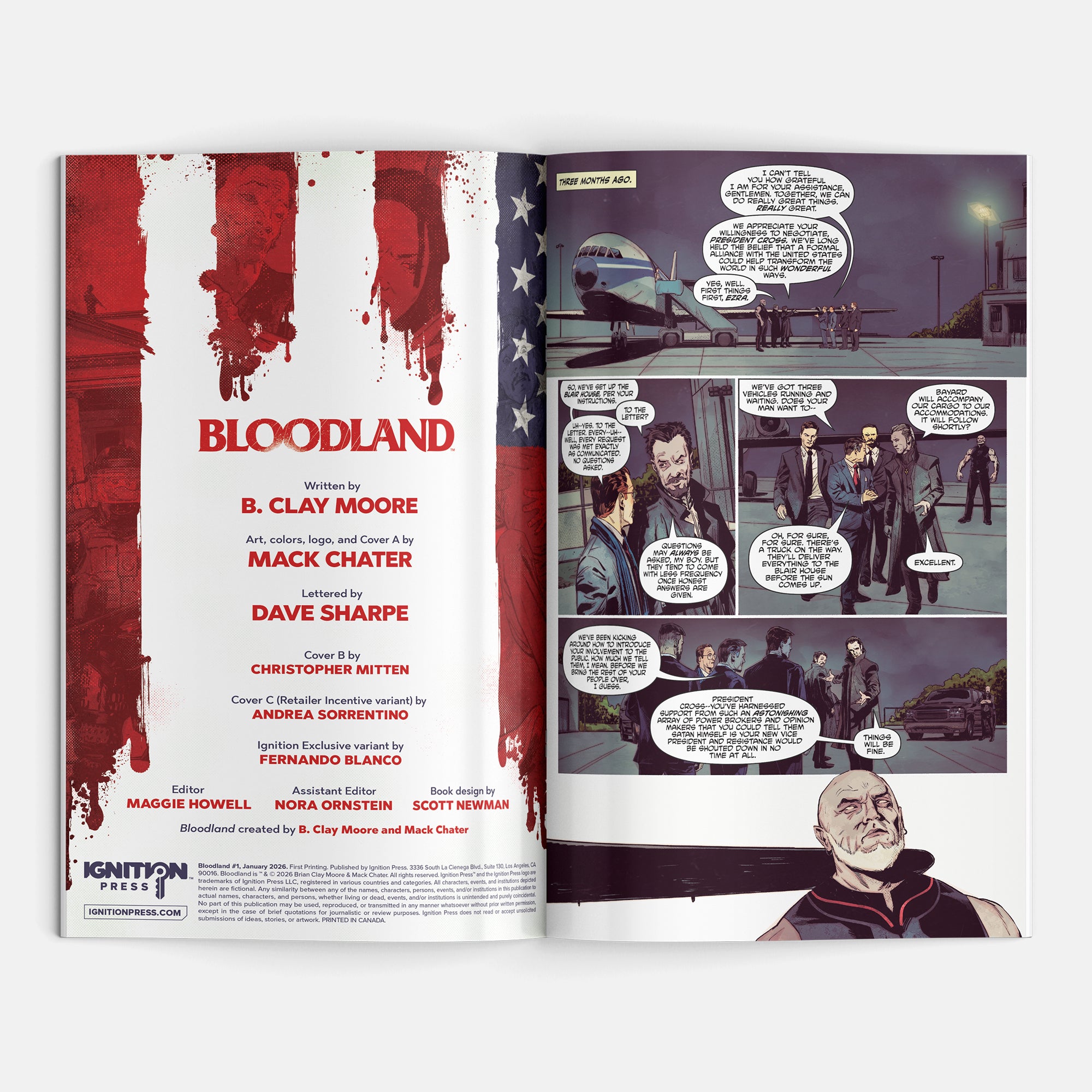 Bloodland #1 Cover C Andrea Sorrentino 1:10