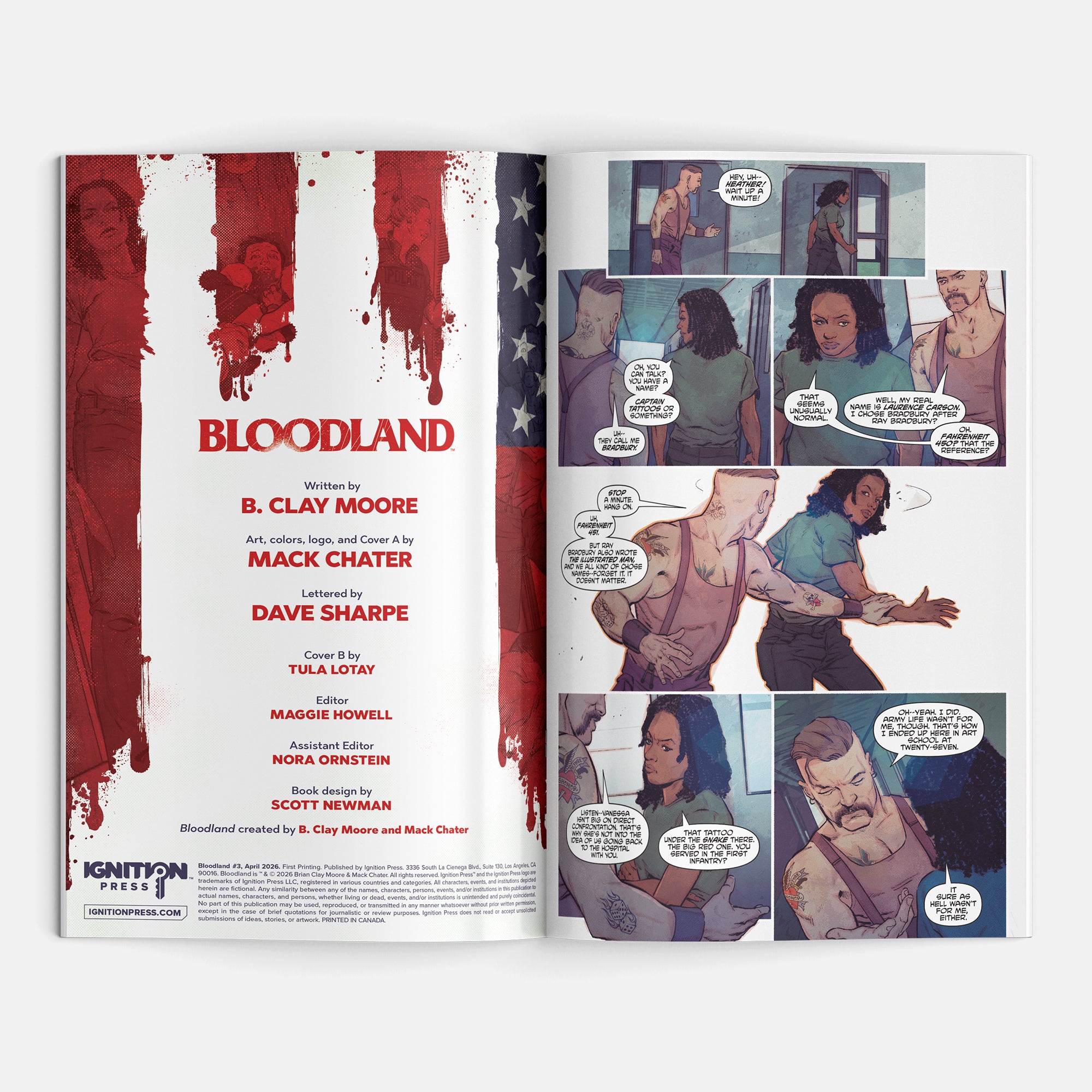 Bloodland #3 Cover B Tula Lotay