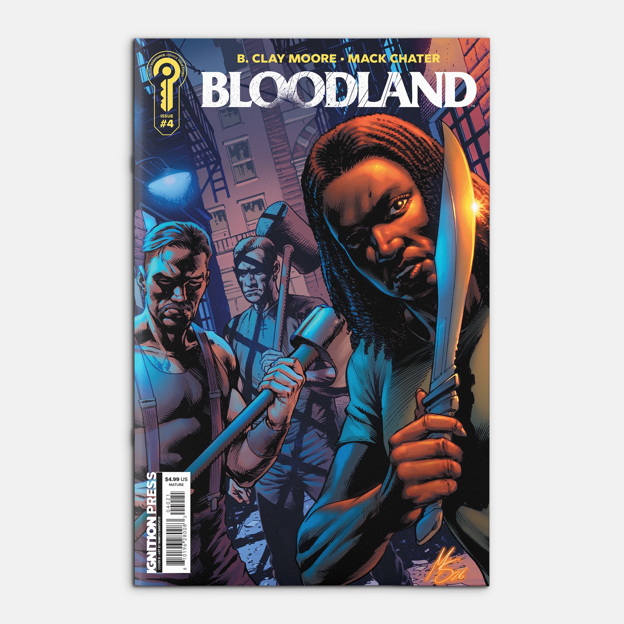 Bloodland #4 Cover B Marco Santucci
