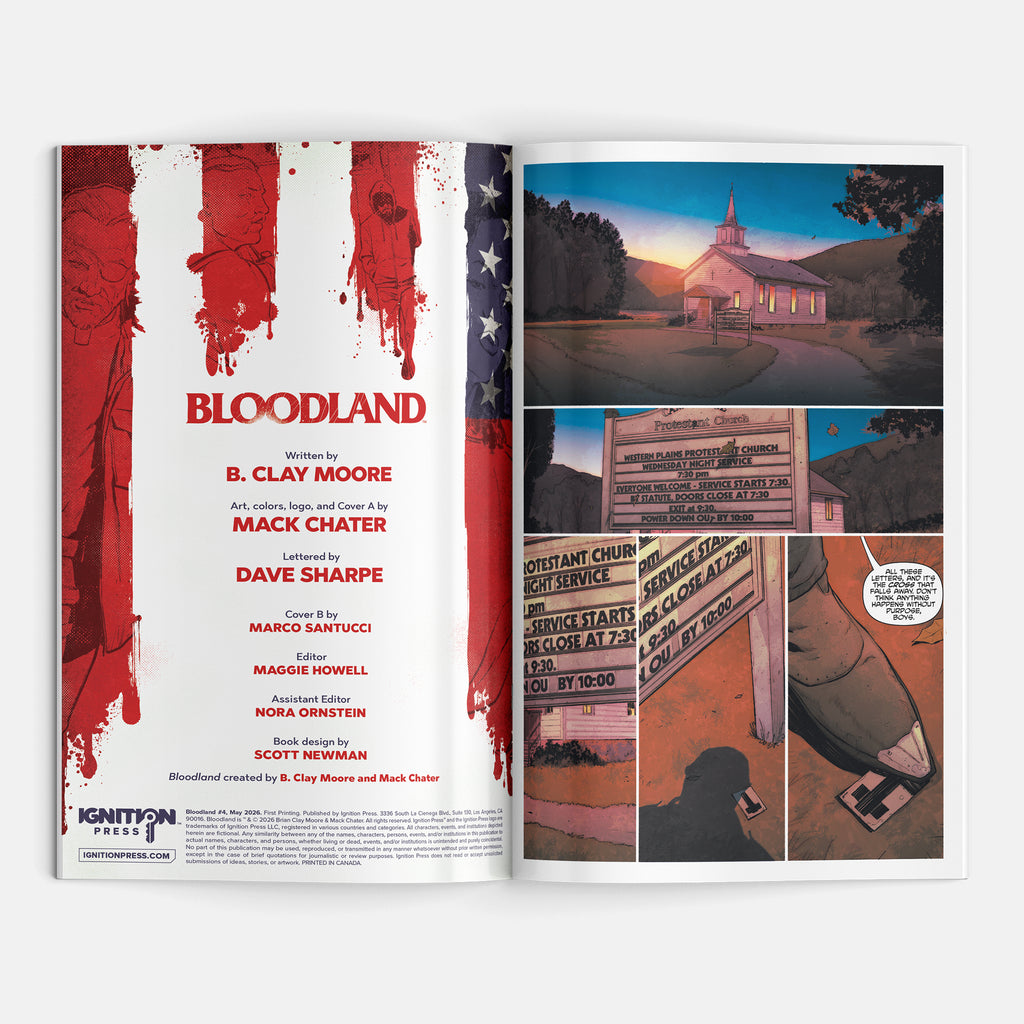 Bloodland #4 Cover B Marco Santucci