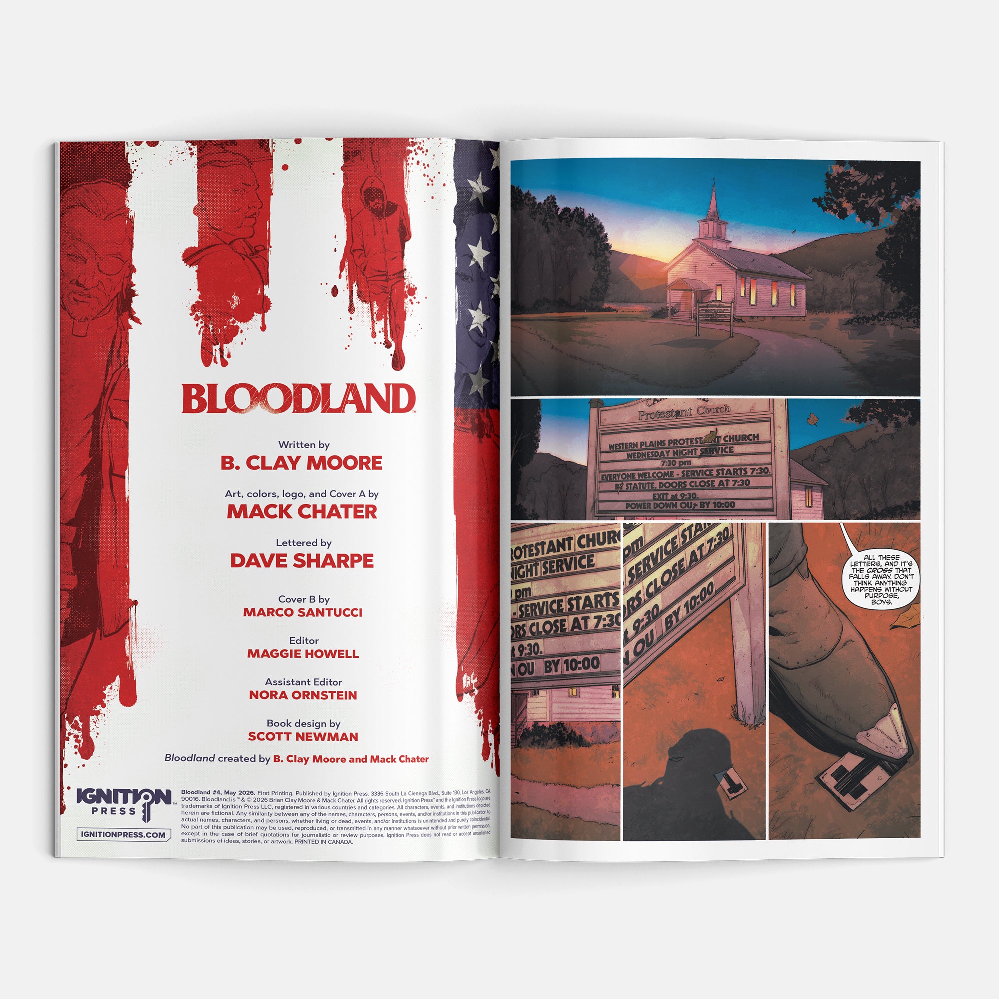 Bloodland #4 Cover B Marco Santucci