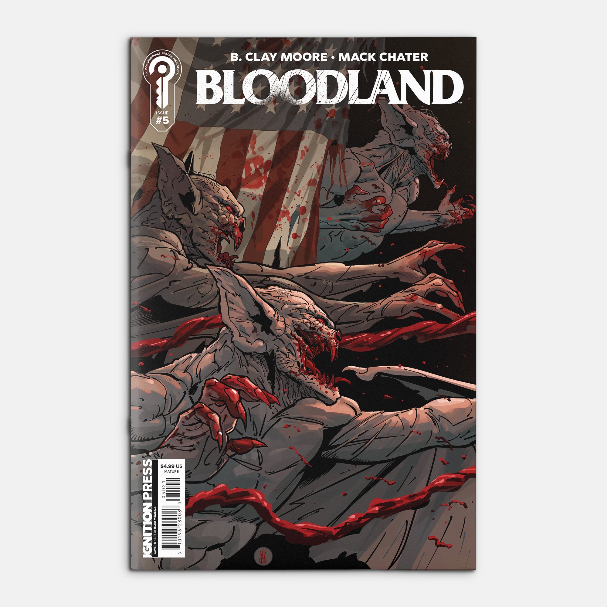 Bloodland #5 Cover B Inaki Miranda