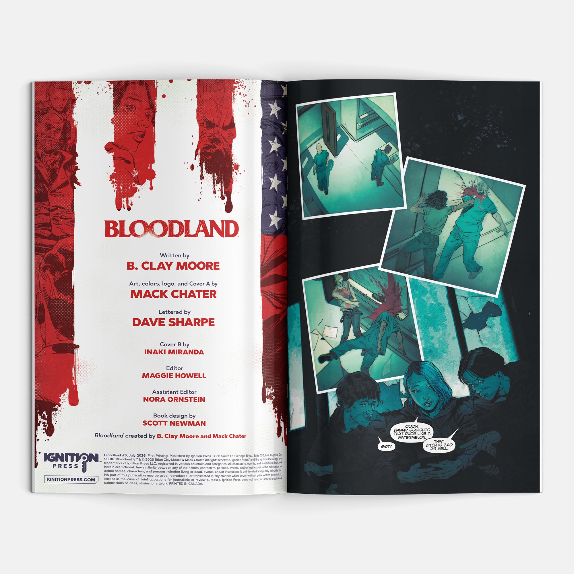 Bloodland #5 Cover A Mack Chater