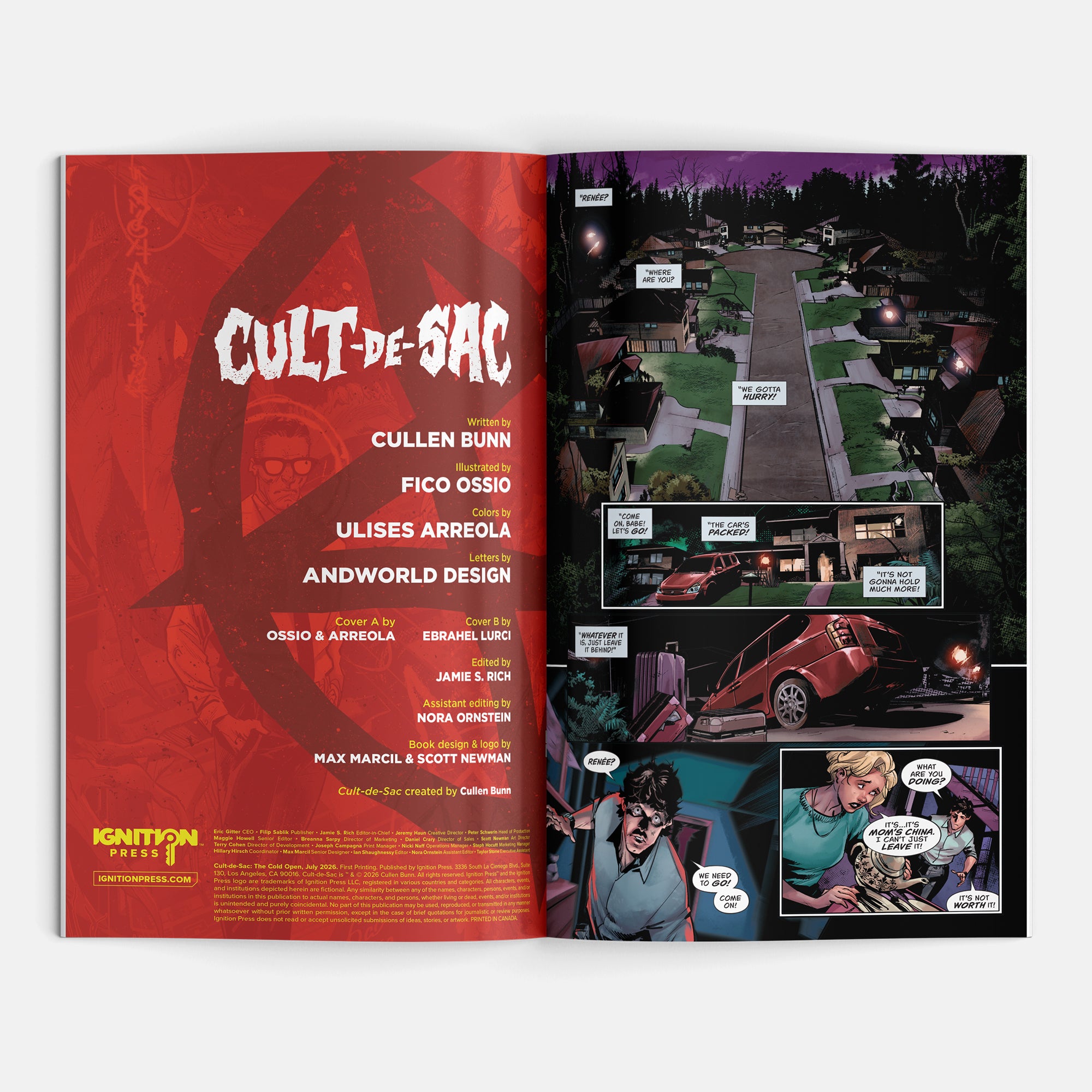 Cult-de-Sac: The Cold Open Cover A Fico Ossio