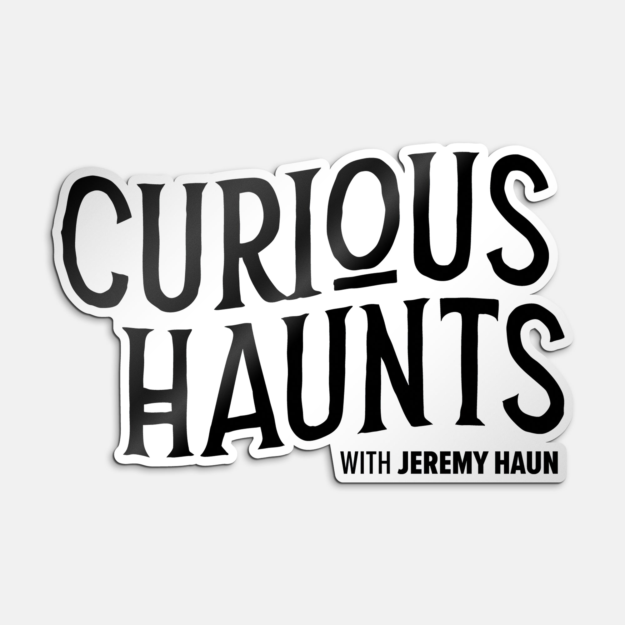 Curious Haunts Logo Vinyl Sticker
