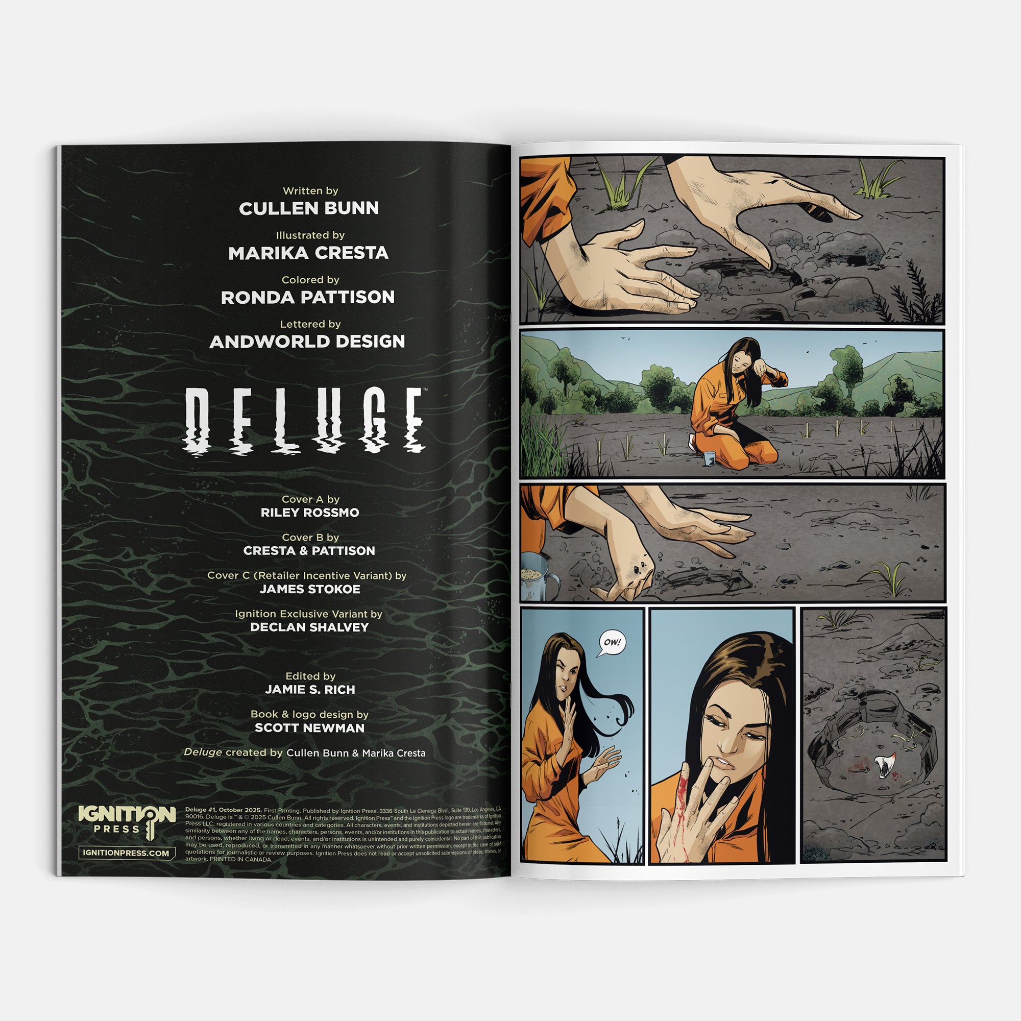 Deluge #1 Cover D Declan Shalvey Ignition Exclusive