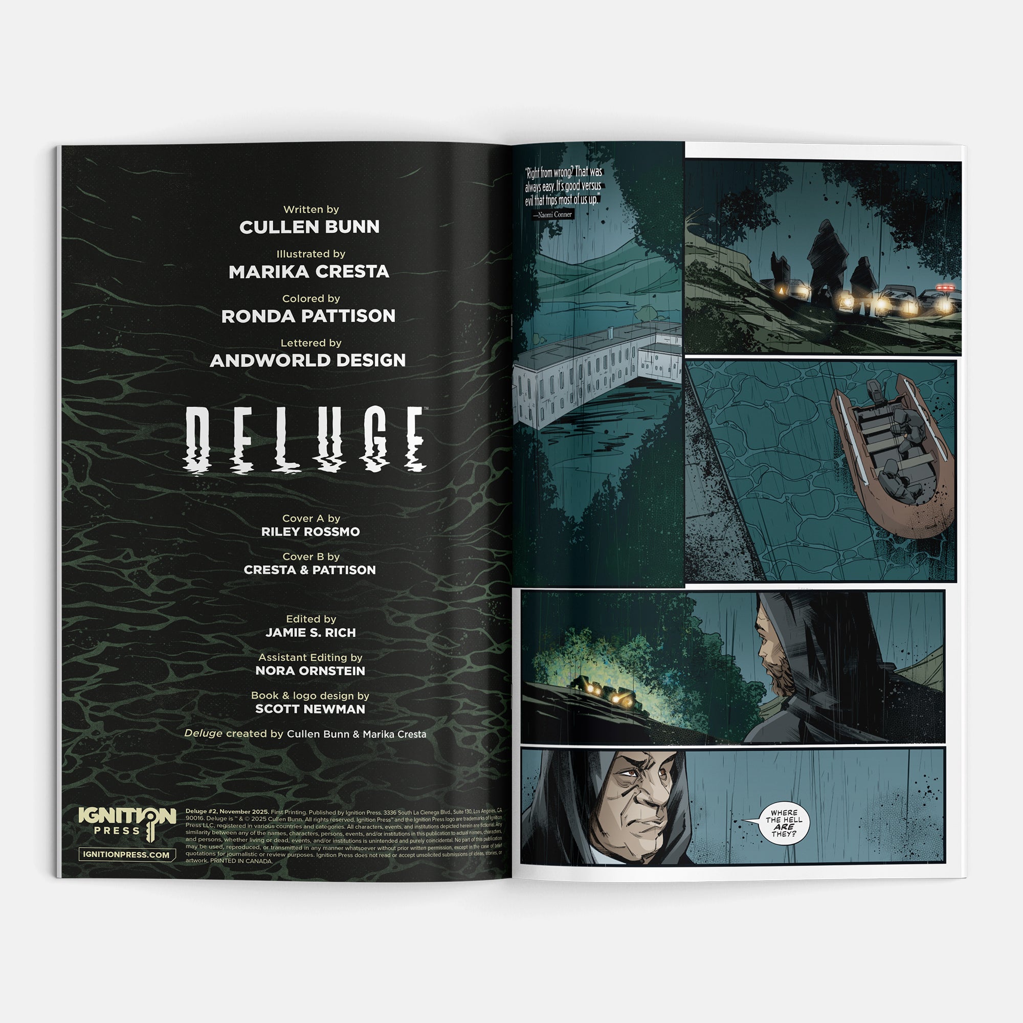 Deluge #2 Cover A Riley Rossmo