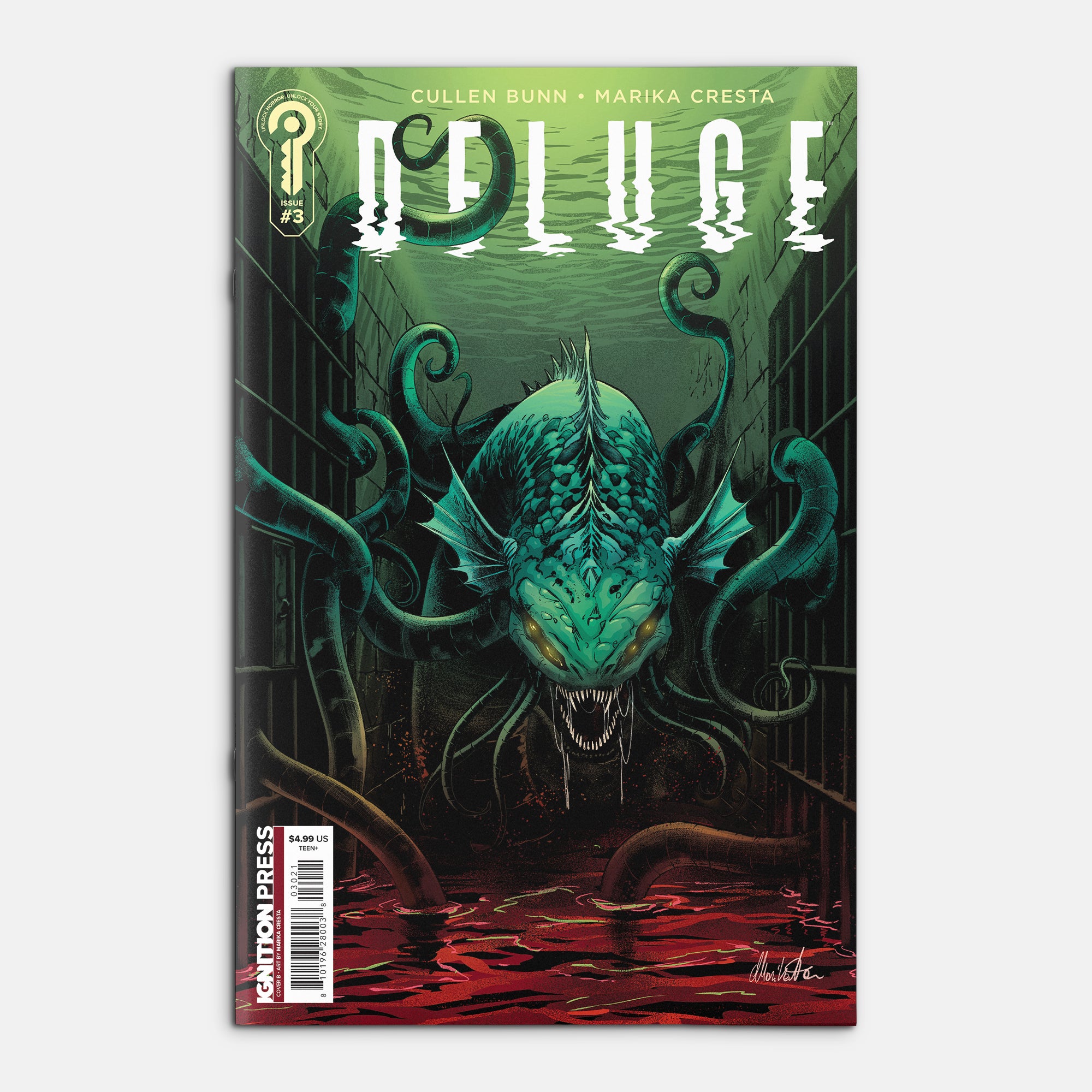 Deluge #3 Cover B Marika Cresta