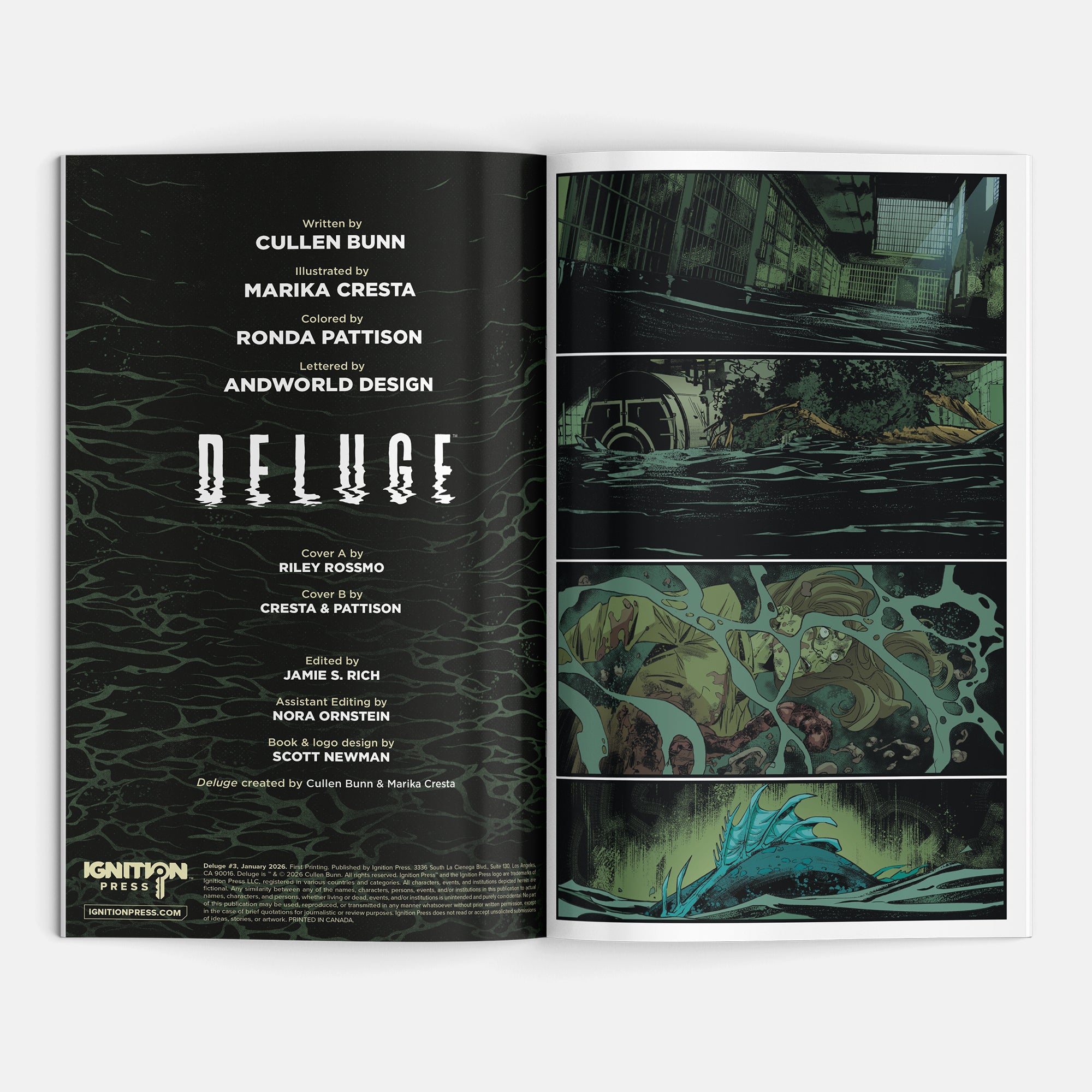 Deluge #3 Cover B Marika Cresta