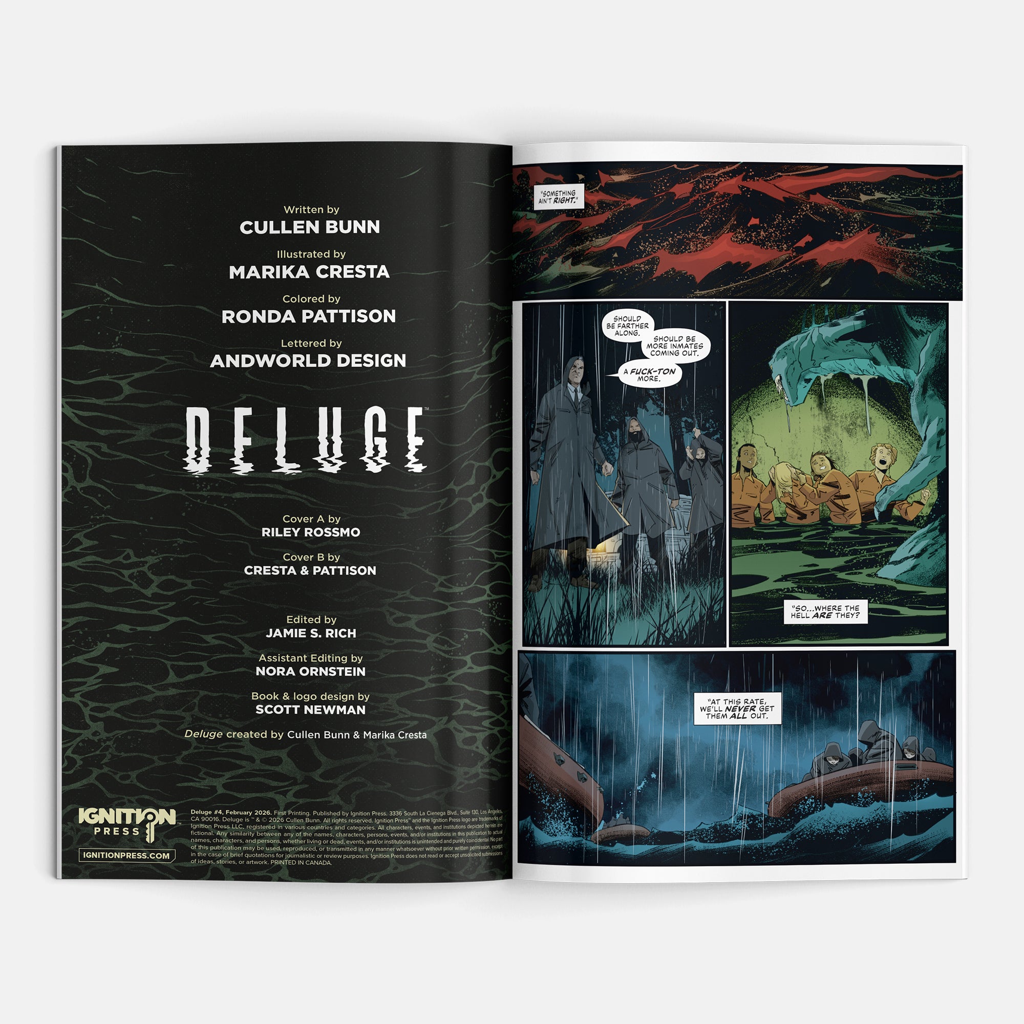 Deluge #5 Cover A Riley Rossmo