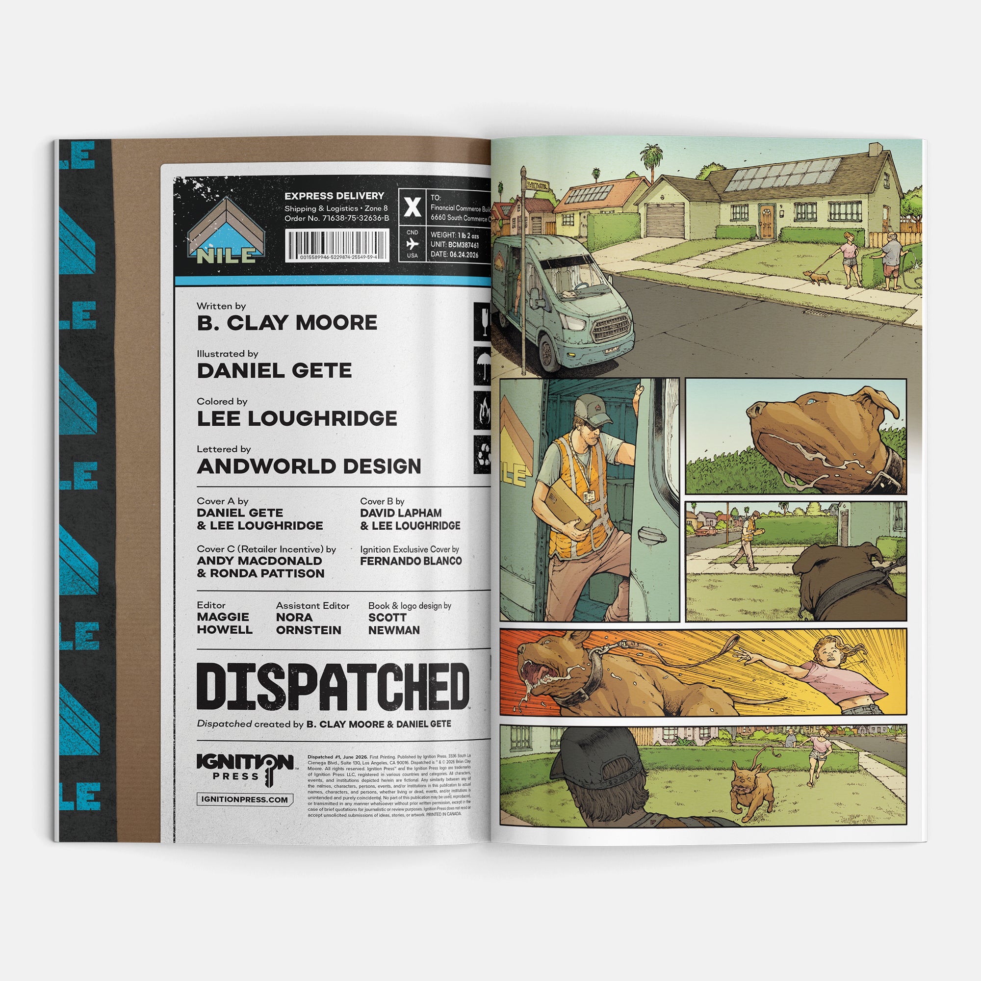Dispatched #1 Cover C Andy MacDonald 1:10