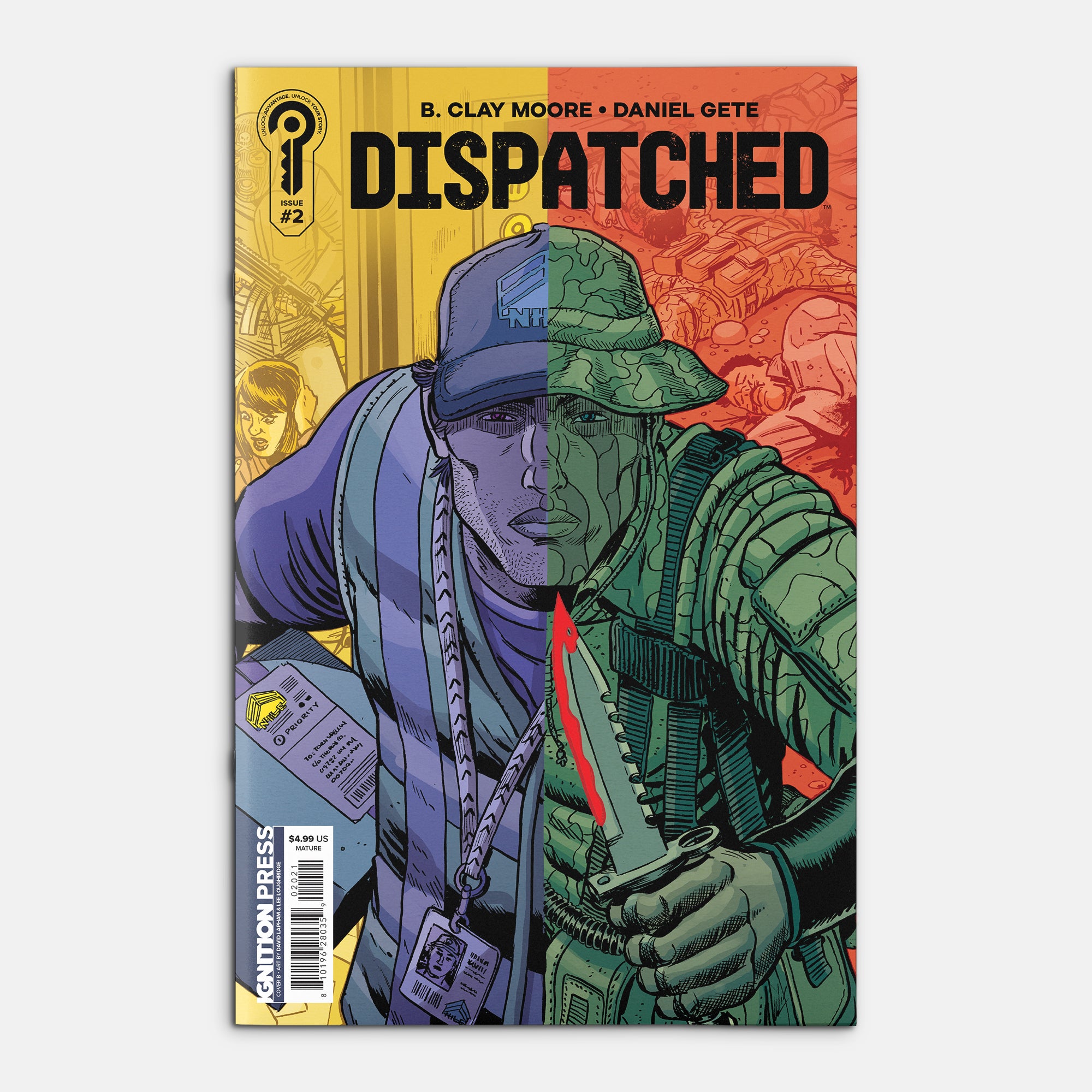 Dispatched #2 Cover B David Lapham