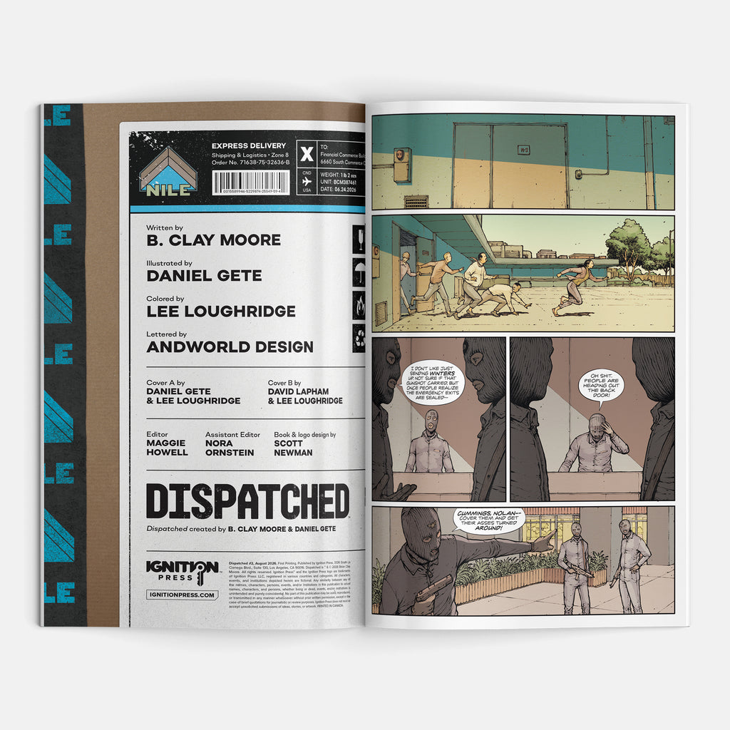 Dispatched #2 Cover A Daniel Gete