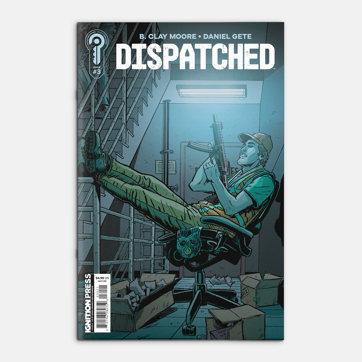 Dispatched #3 Cover B David Lapham