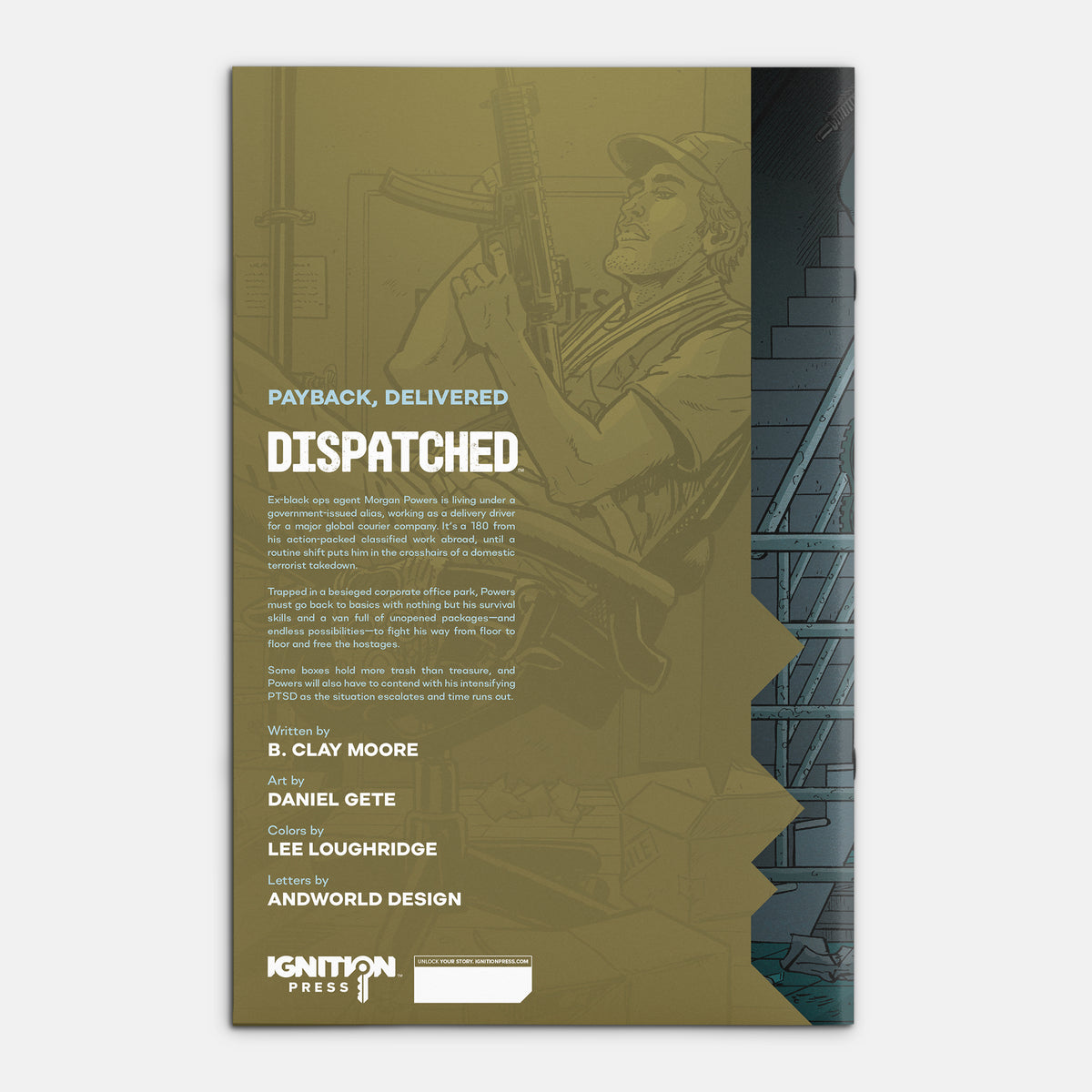 Dispatched #3 Cover B David Lapham