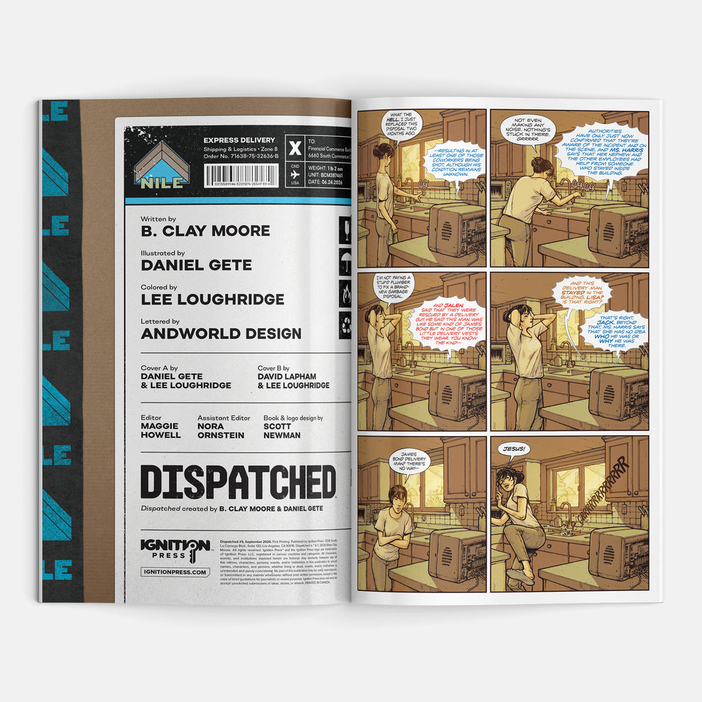 Dispatched #3 Cover A Daniel Gete