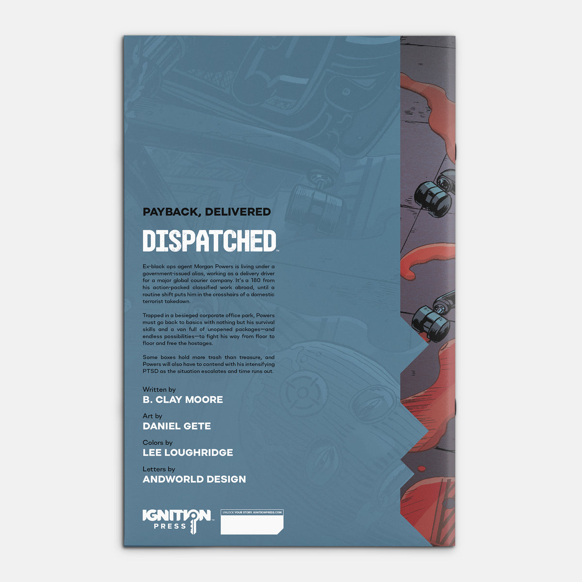 Dispatched #4 Cover B David Lapham