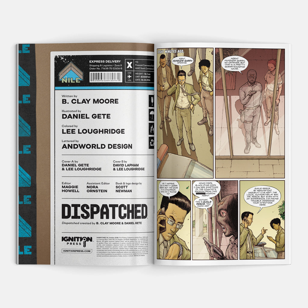 Dispatched #4 Cover A Daniel Gete