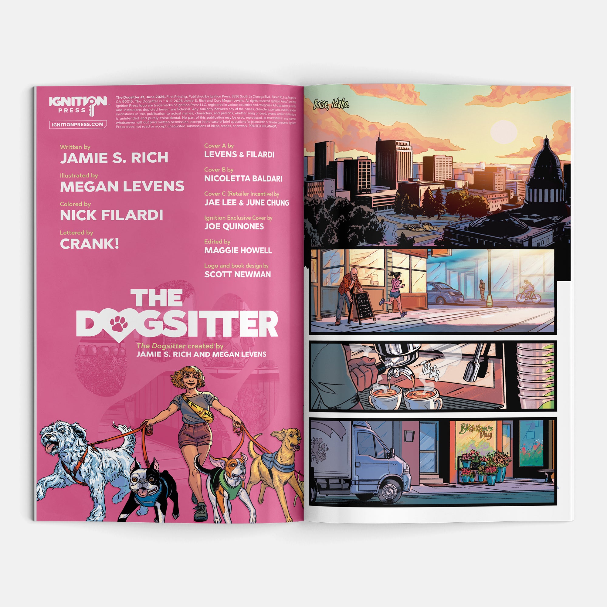 The Dogsitter #1 Cover A Megan Levens