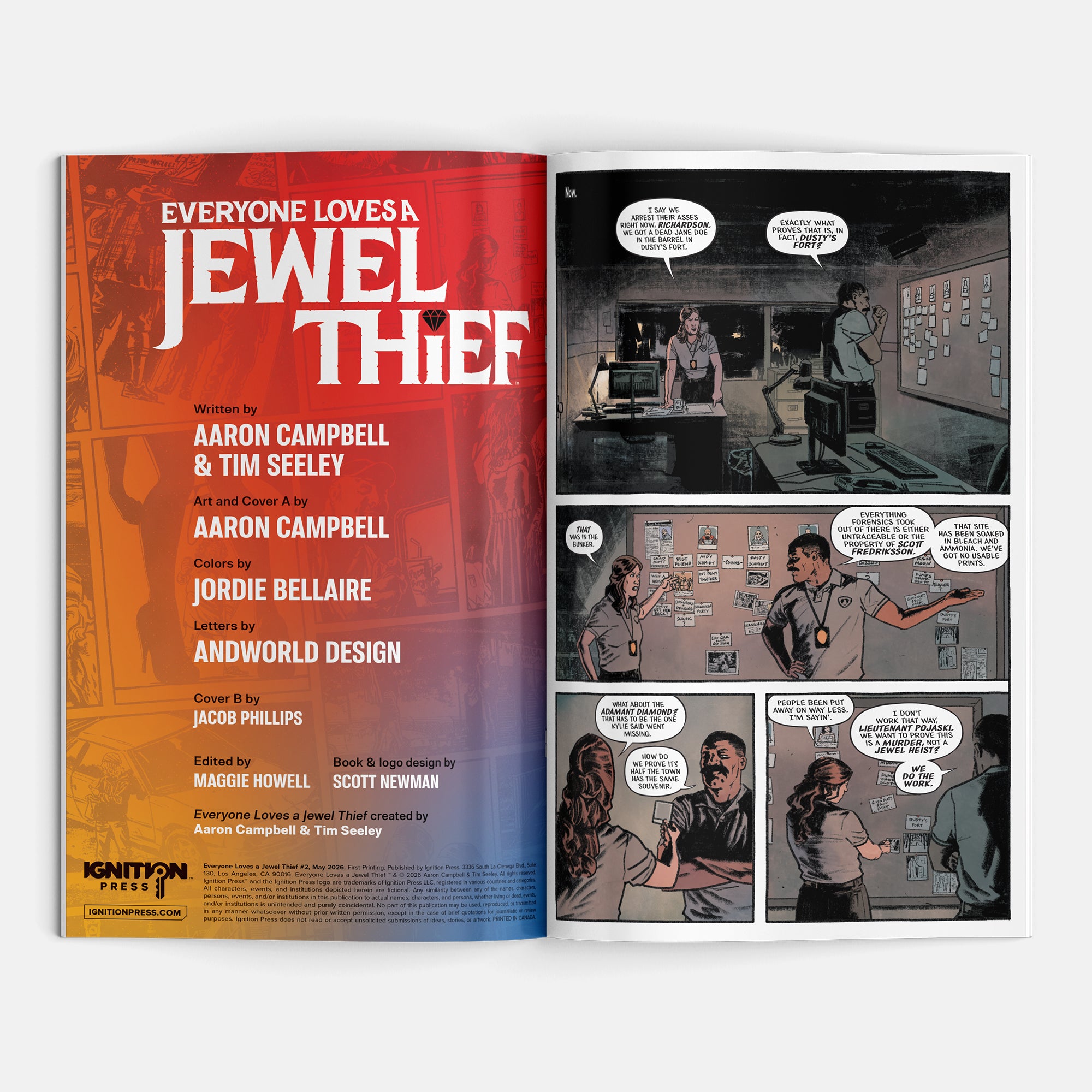 Everyone Loves A Jewel Thief #2 Cover B Jacob Phillips