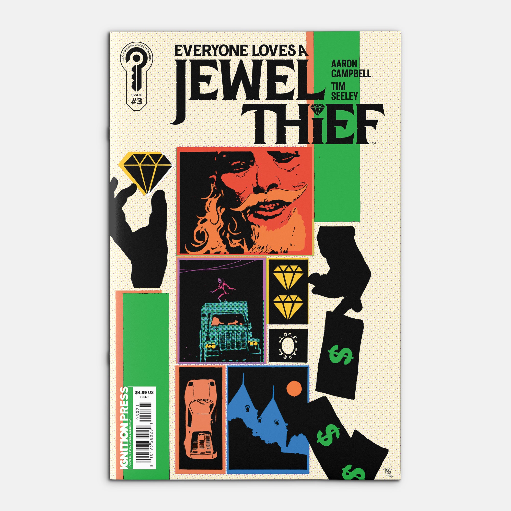 Everyone Loves A Jewel Thief #3 Cover B Andrea Sorrentino