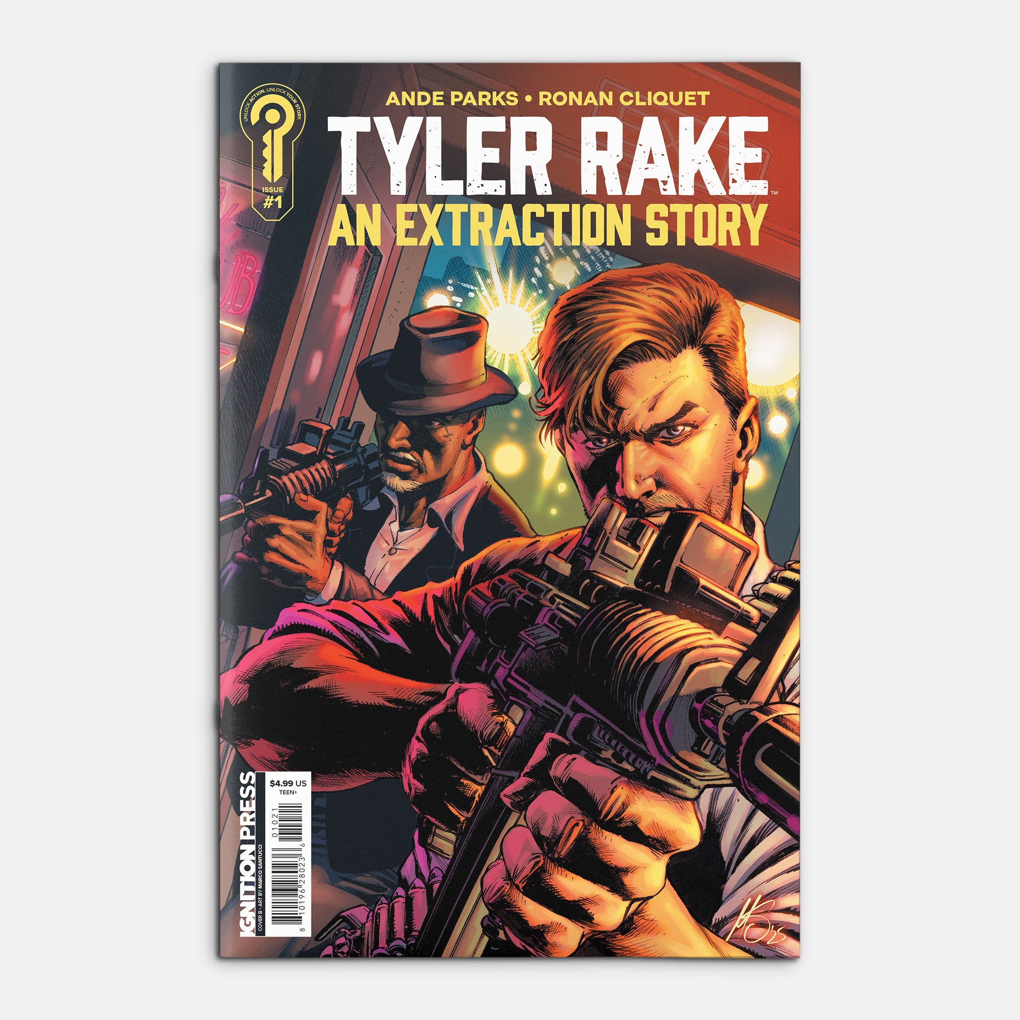 Tyler Rake: An Extraction Story #1 Cover B Marco Santucci