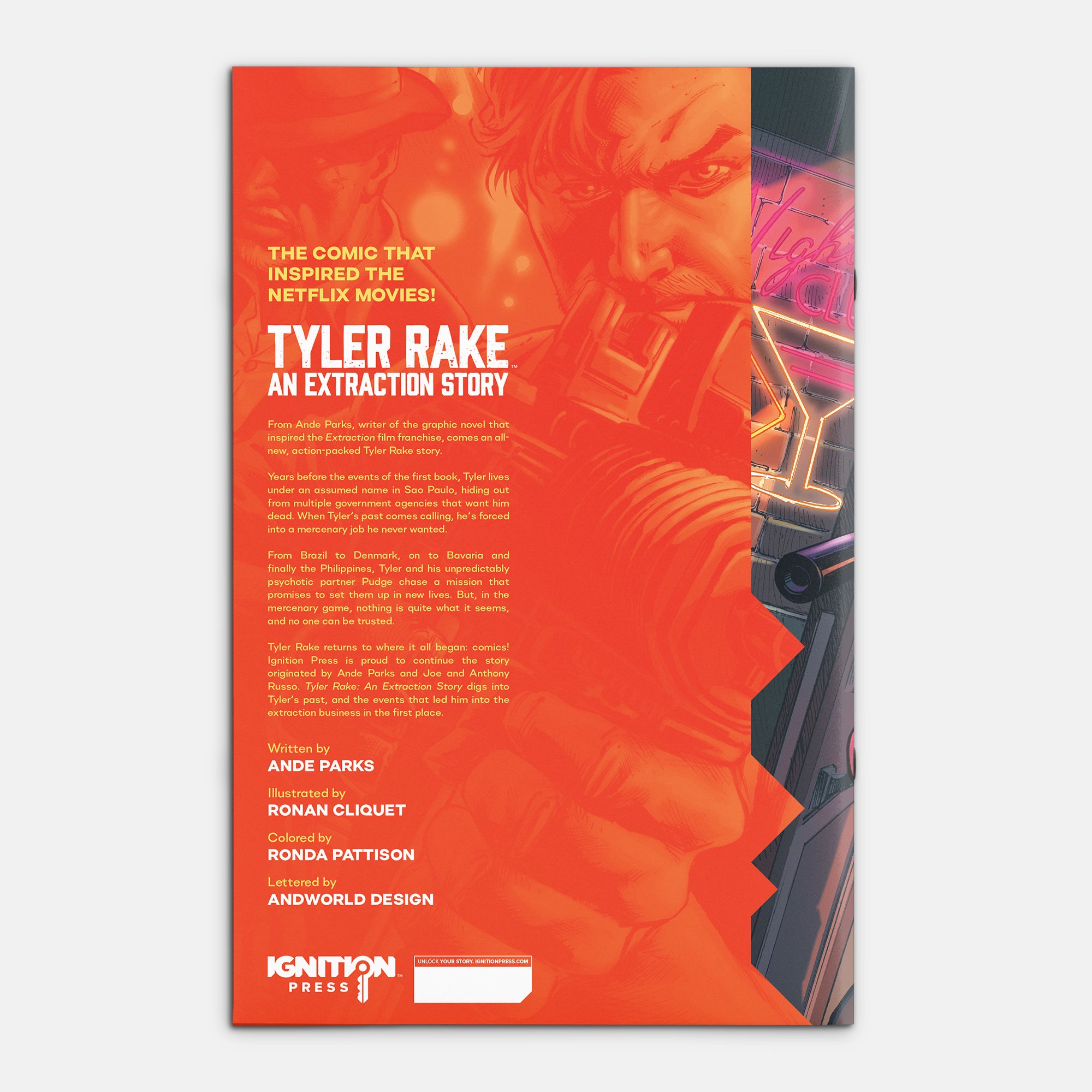 Tyler Rake: An Extraction Story #1 Cover B Marco Santucci