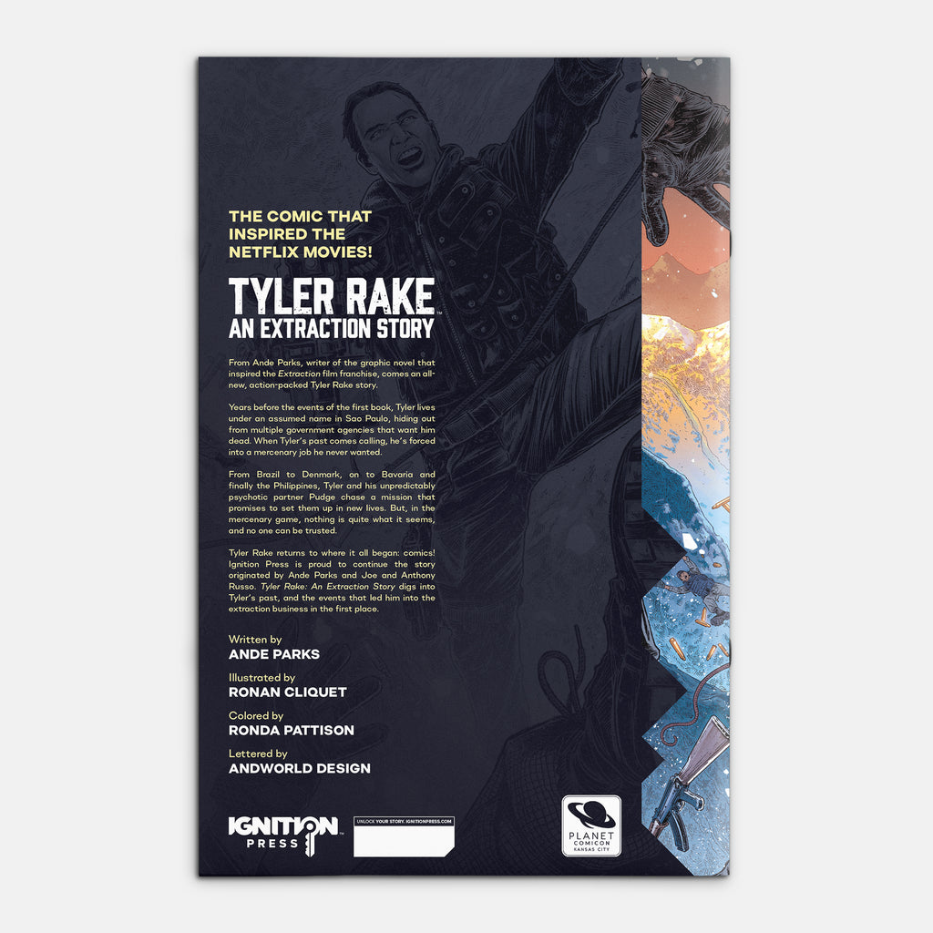 Tyler Rake: An Extraction Story #1 Cover E Exclusive Planet Comic Con.
