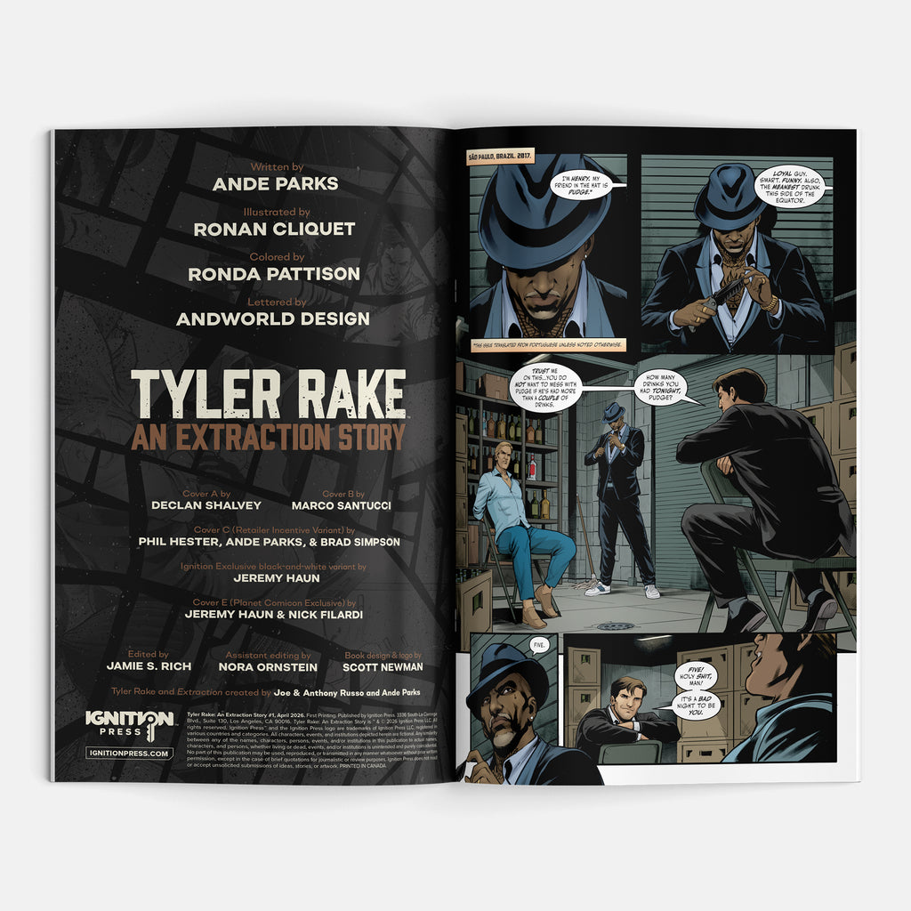 Tyler Rake: An Extraction Story #1 Cover A Declan Shalvey