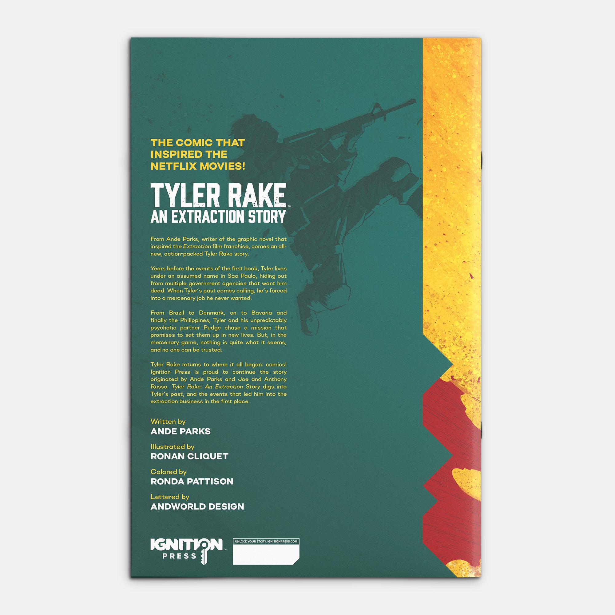 Tyler Rake: An Extraction Story #3 Cover A Declan Shalvey