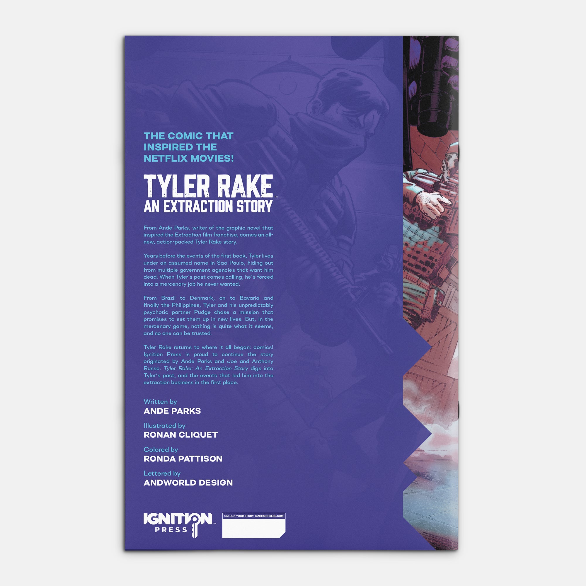Tyler Rake: An Extraction Story #3 Cover B Marco Santucci