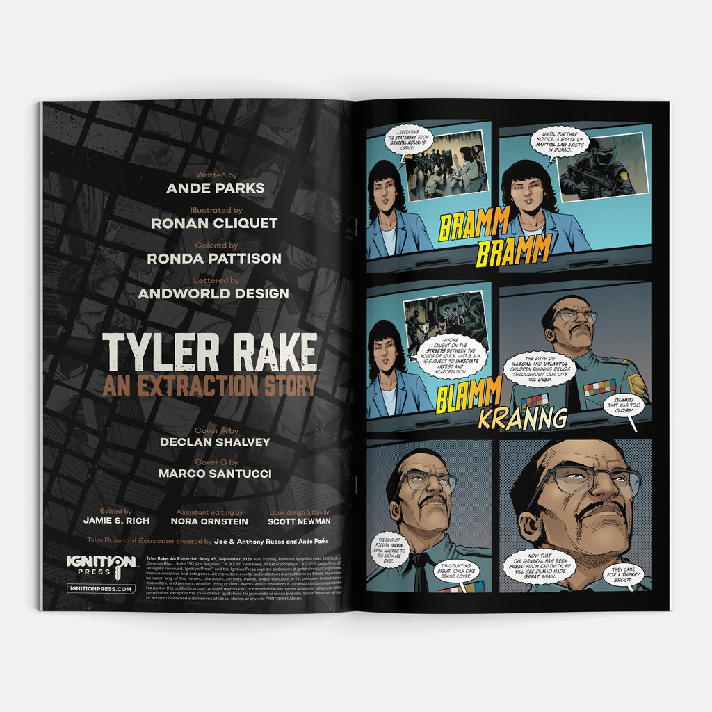 Tyler Rake: An Extraction Story #5 Cover A Declan Shalvey