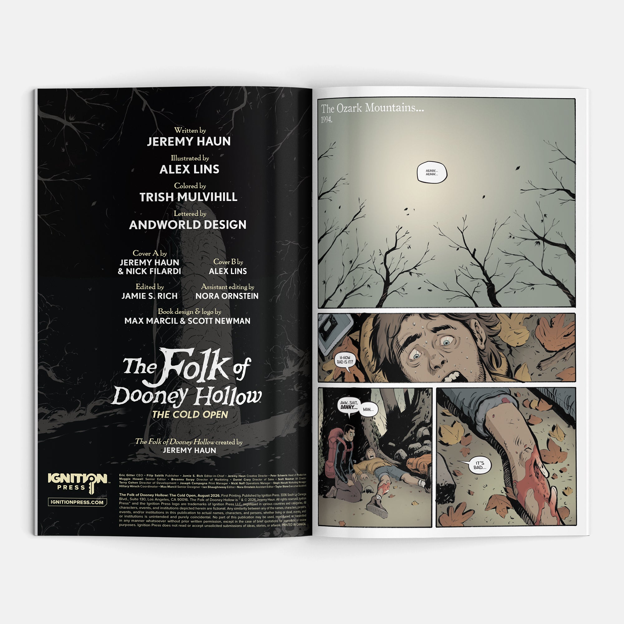 Folk of Dooney Hollow: The Cold Open Cover A Jeremy Haun